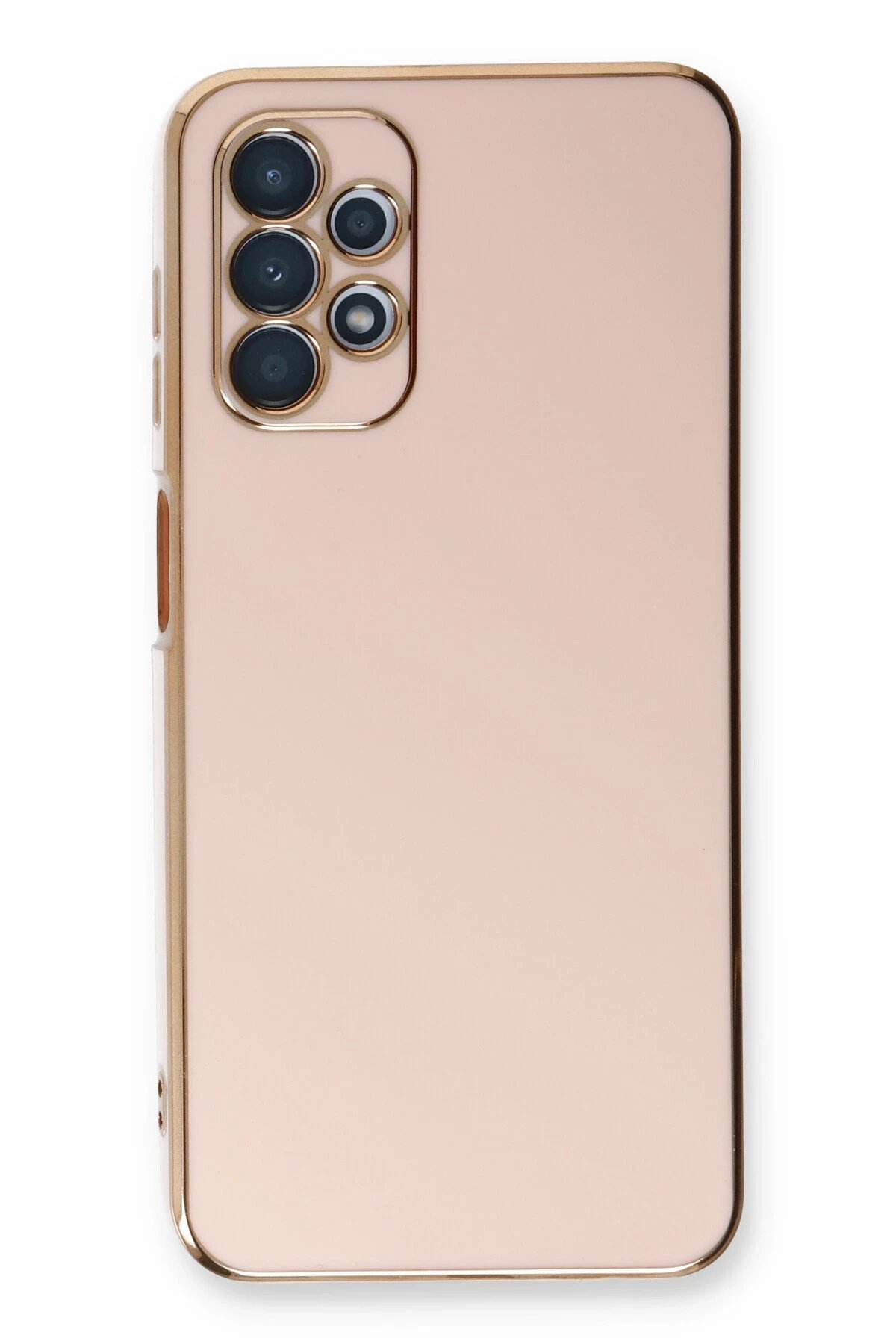 Newface Samsung Galaxy A13 4G Kılıf Volet Silikon - Pembe