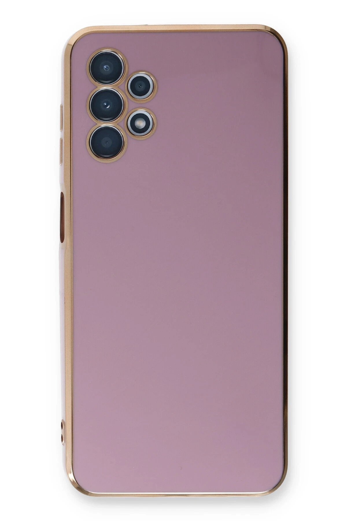 Newface Samsung Galaxy A13 4G Kılıf Volet Silikon - Mor