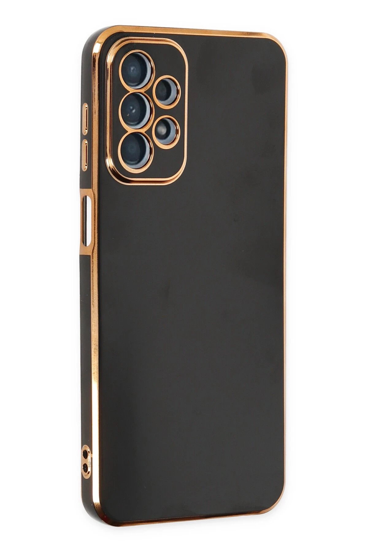 Newface Samsung Galaxy A23 4G Kılıf Volet Silikon - Siyah