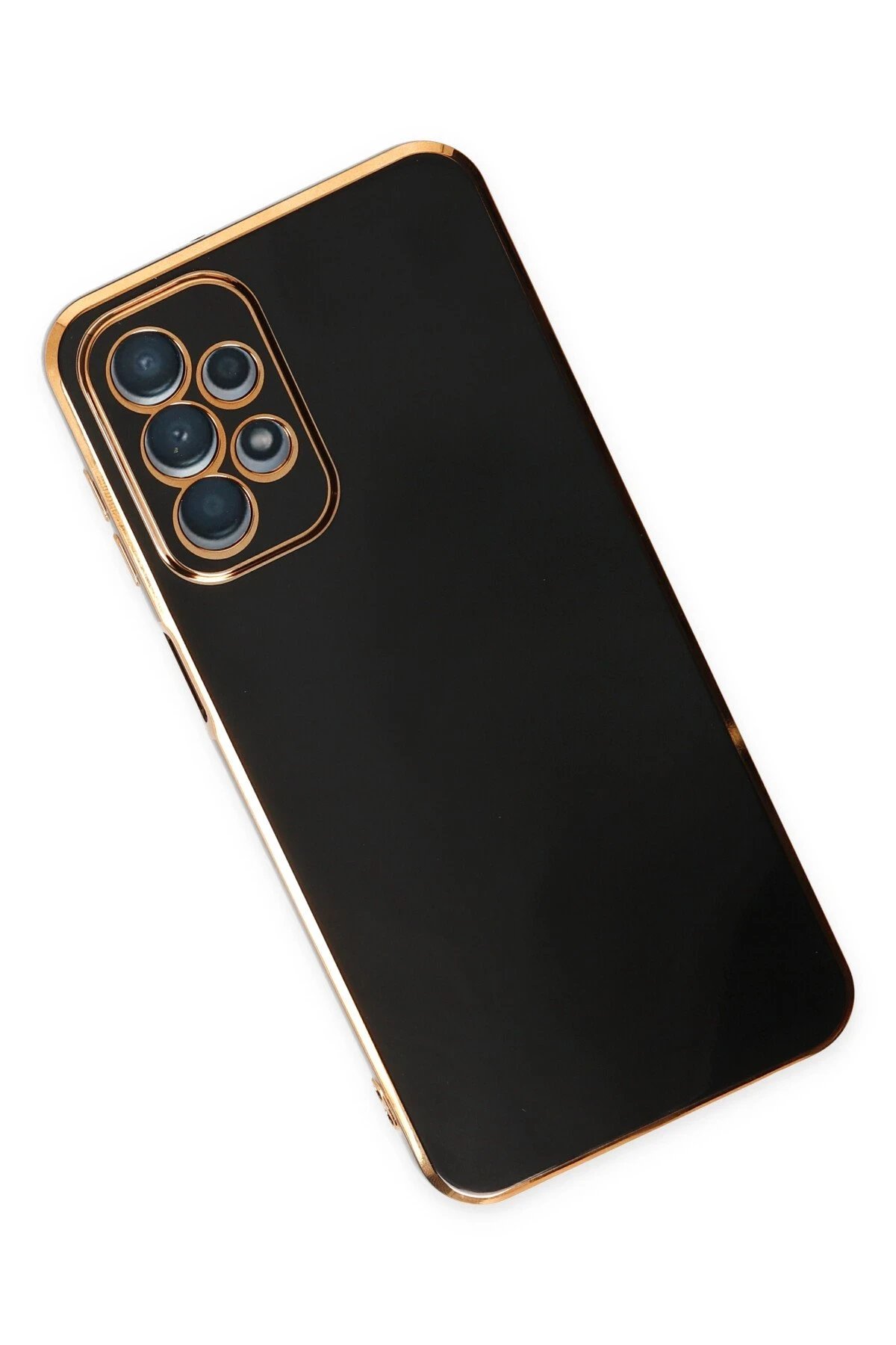 Newface Samsung Galaxy A23 4G Kılıf Volet Silikon - Siyah