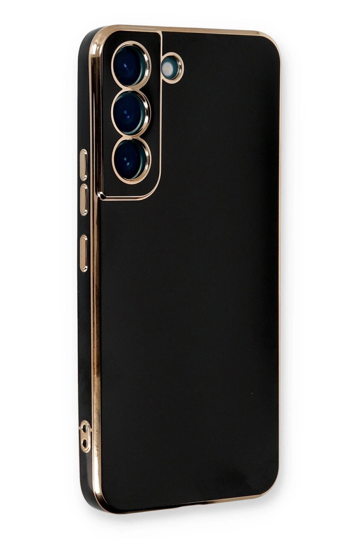 Newface Samsung Galaxy S21 FE Kılıf Volet Silikon - Siyah