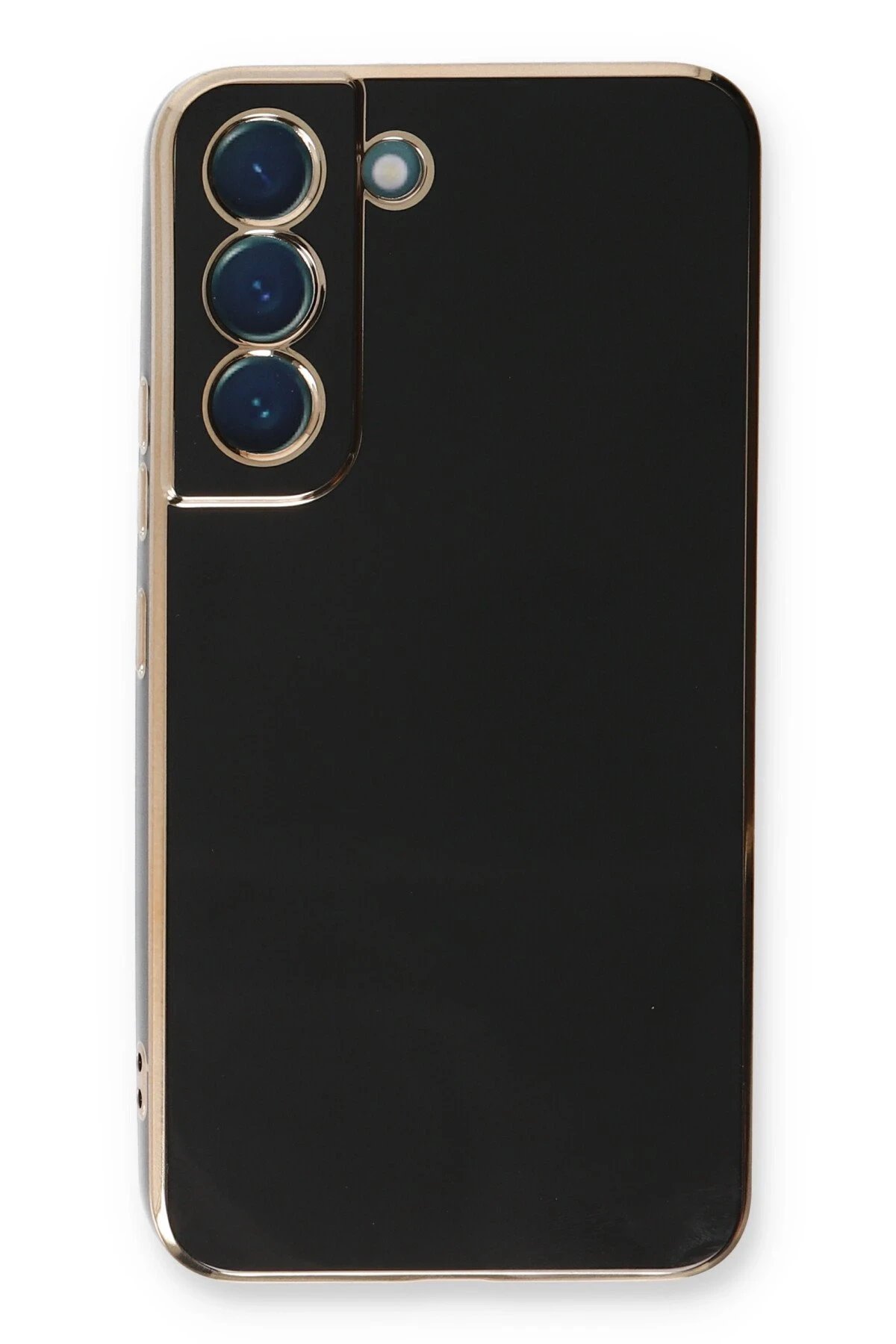 Newface Samsung Galaxy S22 Plus Kılıf Volet Silikon - Siyah