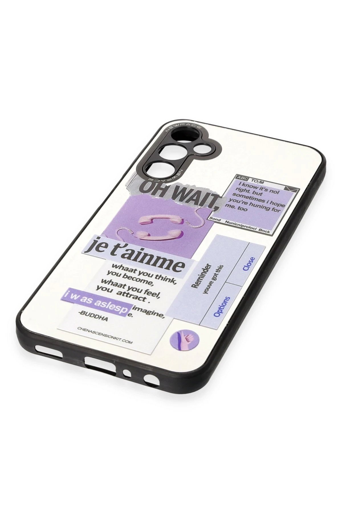 Newface Samsung Galaxy A04S Kılıf Mirror Desenli Kapak - Mirror - 4