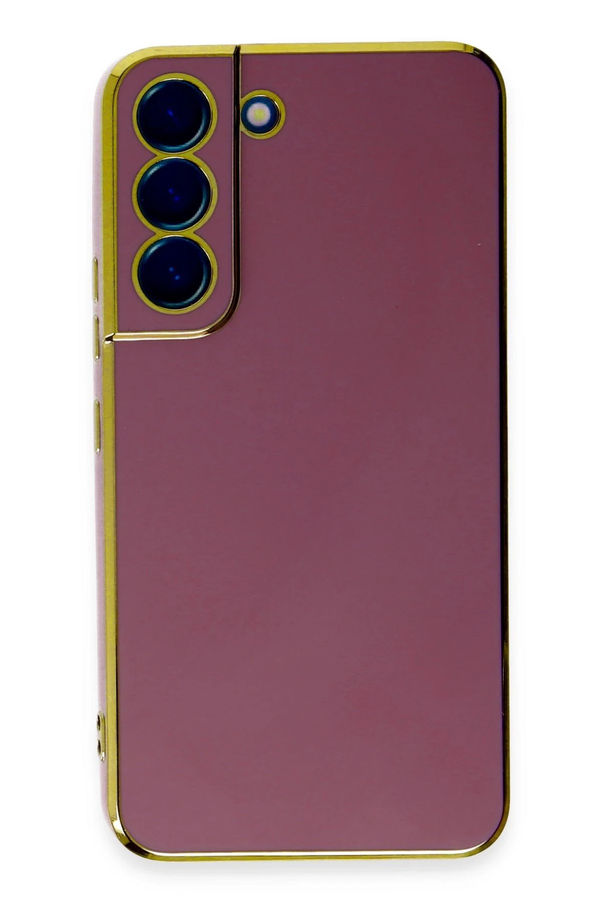 Newface Samsung Galaxy S22 Plus Kılıf Volet Silikon - Kırmızı