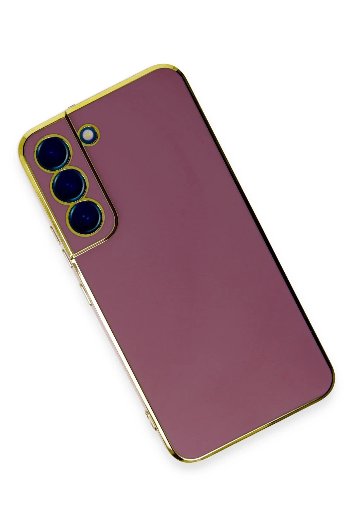 Newface Samsung Galaxy S22 Plus Kılıf Volet Silikon - Kırmızı