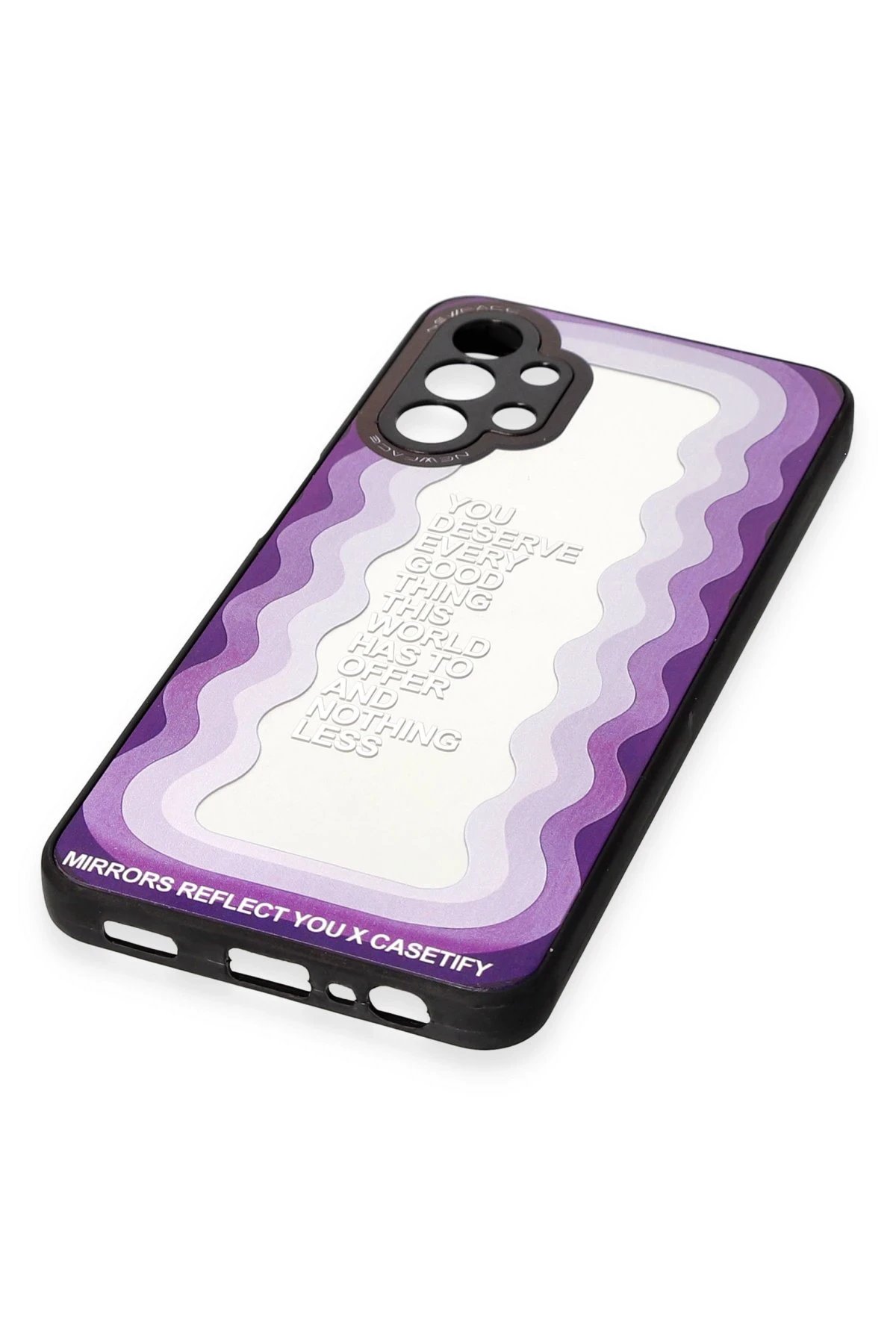 Newface Samsung Galaxy A13 4G Kılıf Mirror Desenli Kapak - Mirror - 5