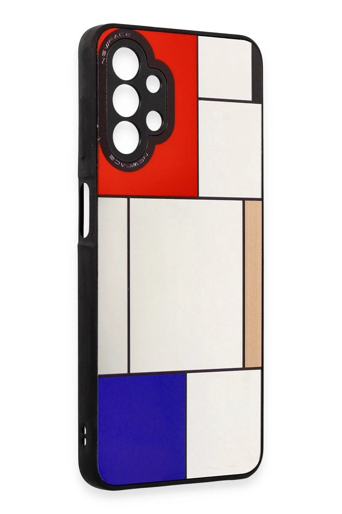 Newface Samsung Galaxy A13 4G Kılıf Mirror Desenli Kapak - Mirror - 9