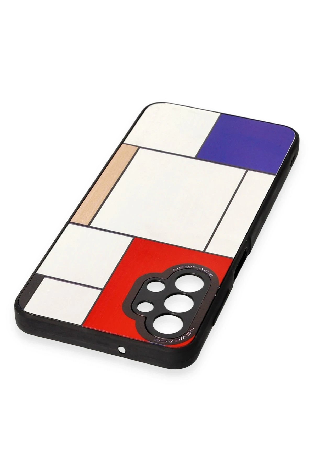 Newface Samsung Galaxy A13 4G Kılıf Mirror Desenli Kapak - Mirror - 9