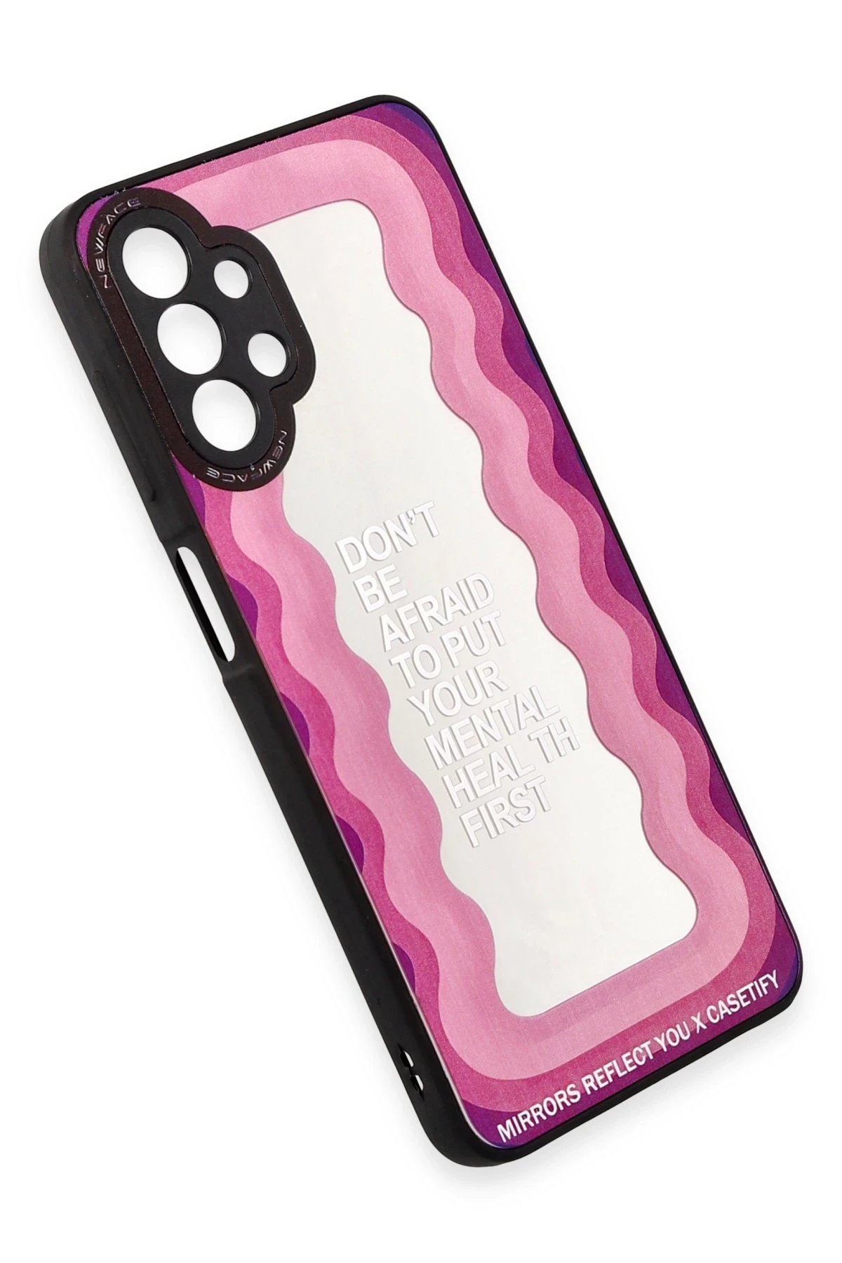 Newface Samsung Galaxy A13 4G Kılıf Mirror Desenli Kapak - Mirror - 11