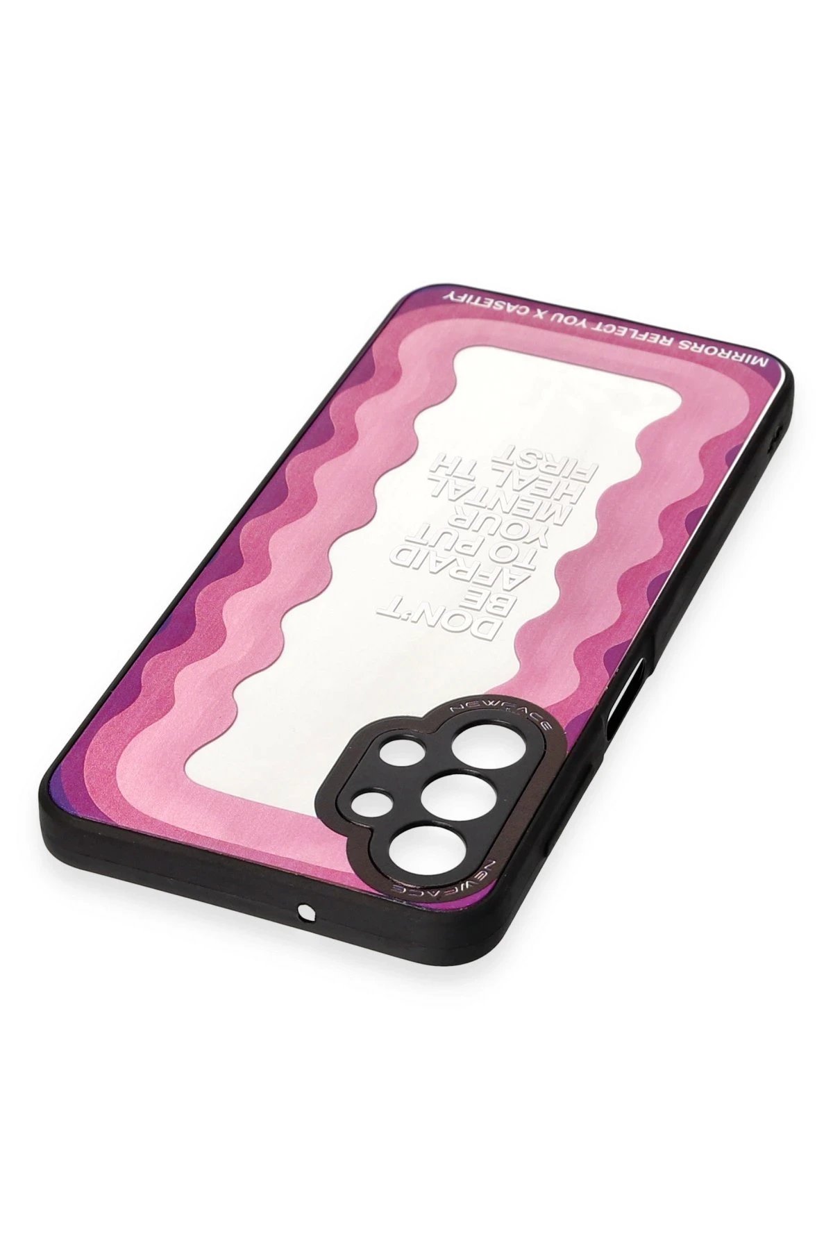 Newface Samsung Galaxy A13 4G Kılıf Mirror Desenli Kapak - Mirror - 11