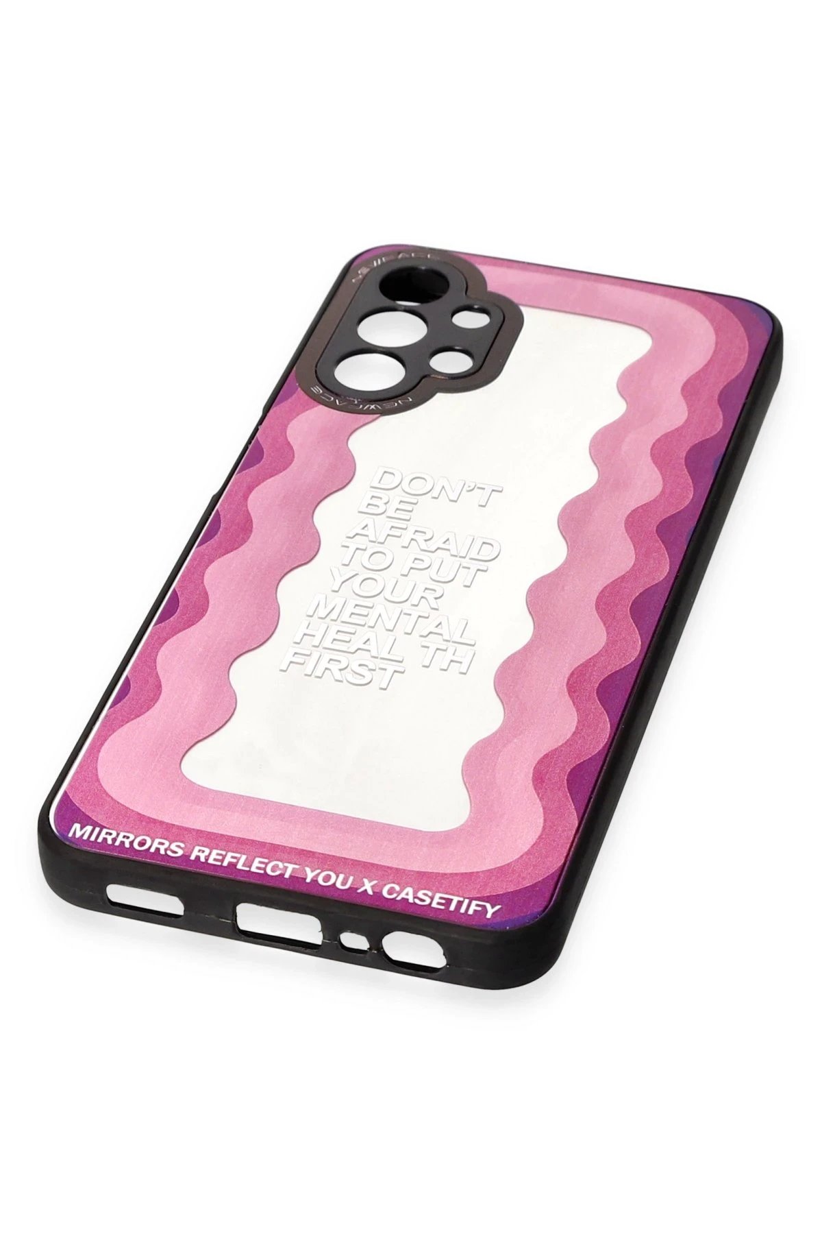 Newface Samsung Galaxy A13 4G Kılıf Mirror Desenli Kapak - Mirror - 11