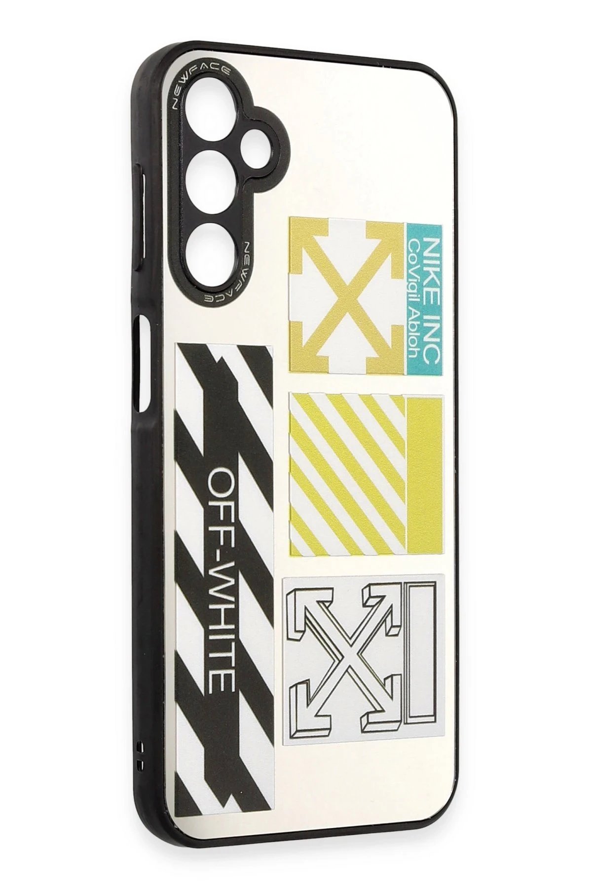 Newface Samsung Galaxy A14 4G Kılıf Mirror Desenli Kapak - Mirror - 6