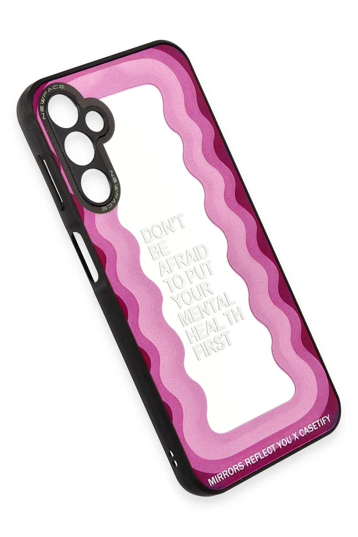 Newface Samsung Galaxy A14 4G Kılıf Mirror Desenli Kapak - Mirror - 11