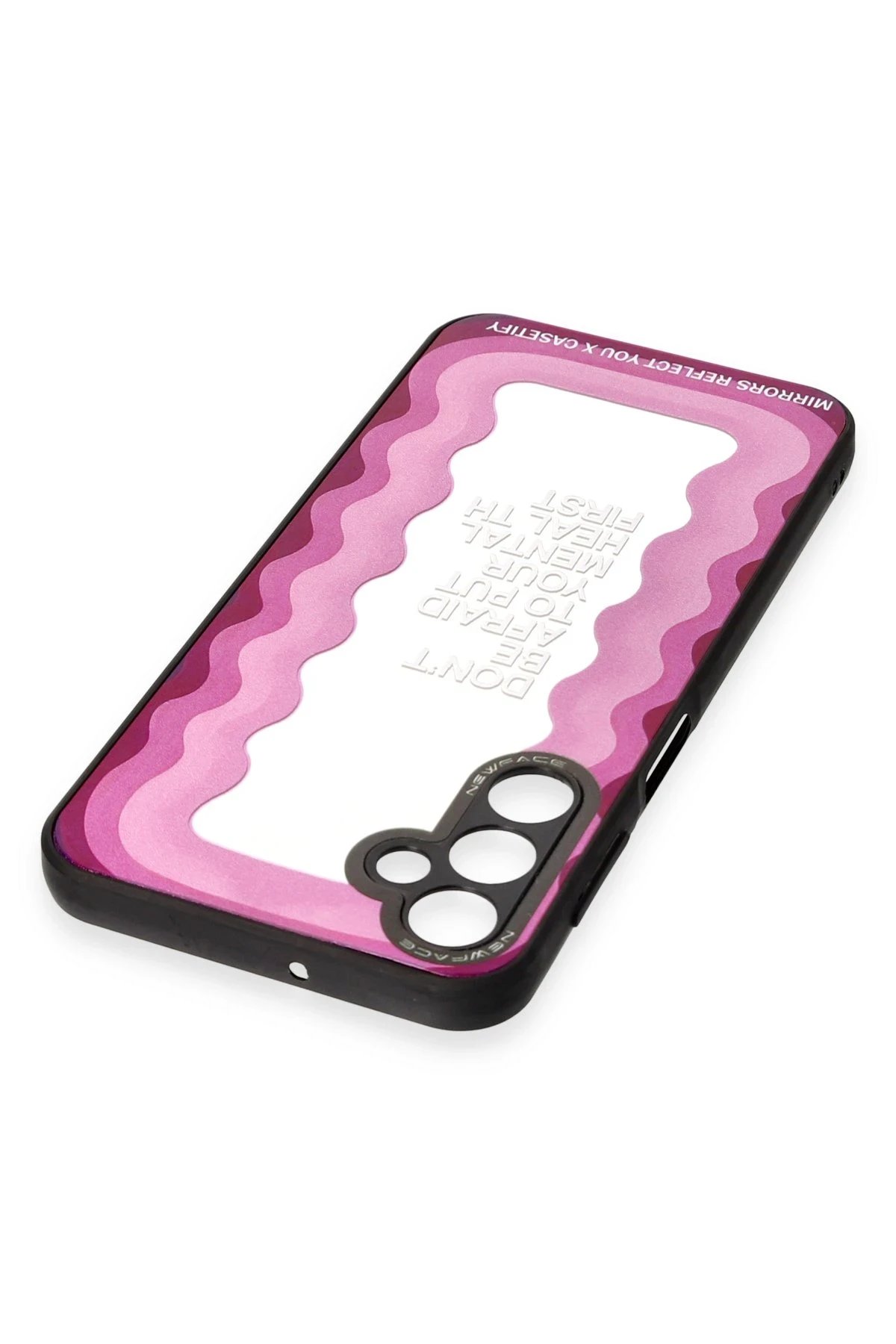 Newface Samsung Galaxy A14 4G Kılıf Mirror Desenli Kapak - Mirror - 11