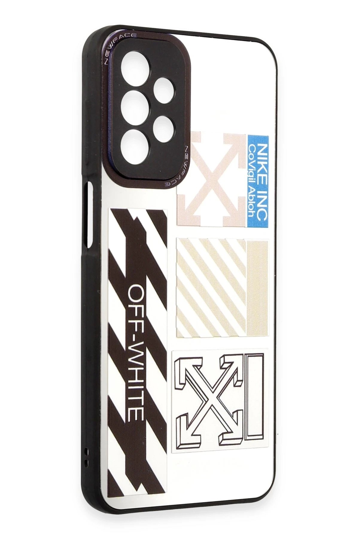 Newface Samsung Galaxy A23 4G Kılıf Mirror Desenli Kapak - Mirror - 6