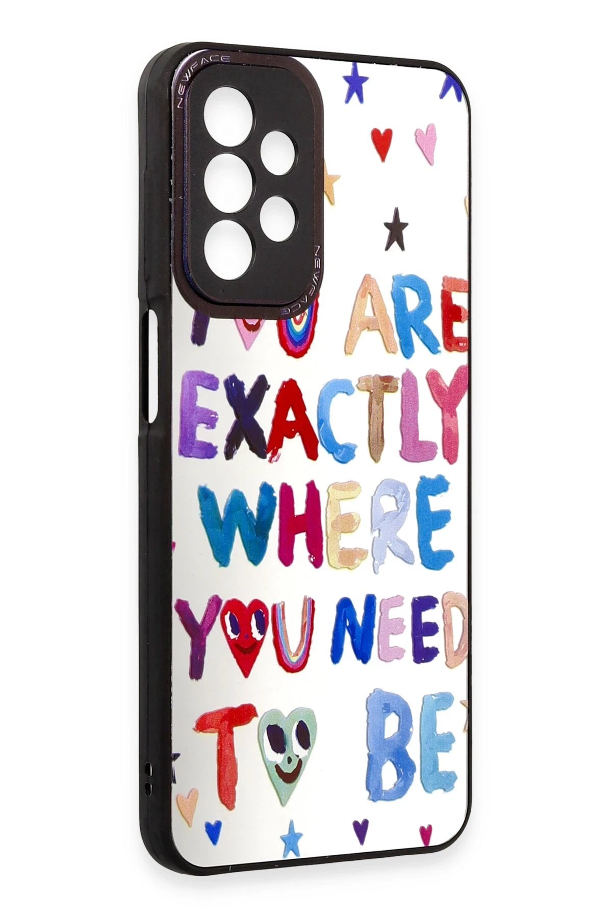 Newface Samsung Galaxy A23 4G Kılıf Mirror Desenli Kapak - Mirror - 10