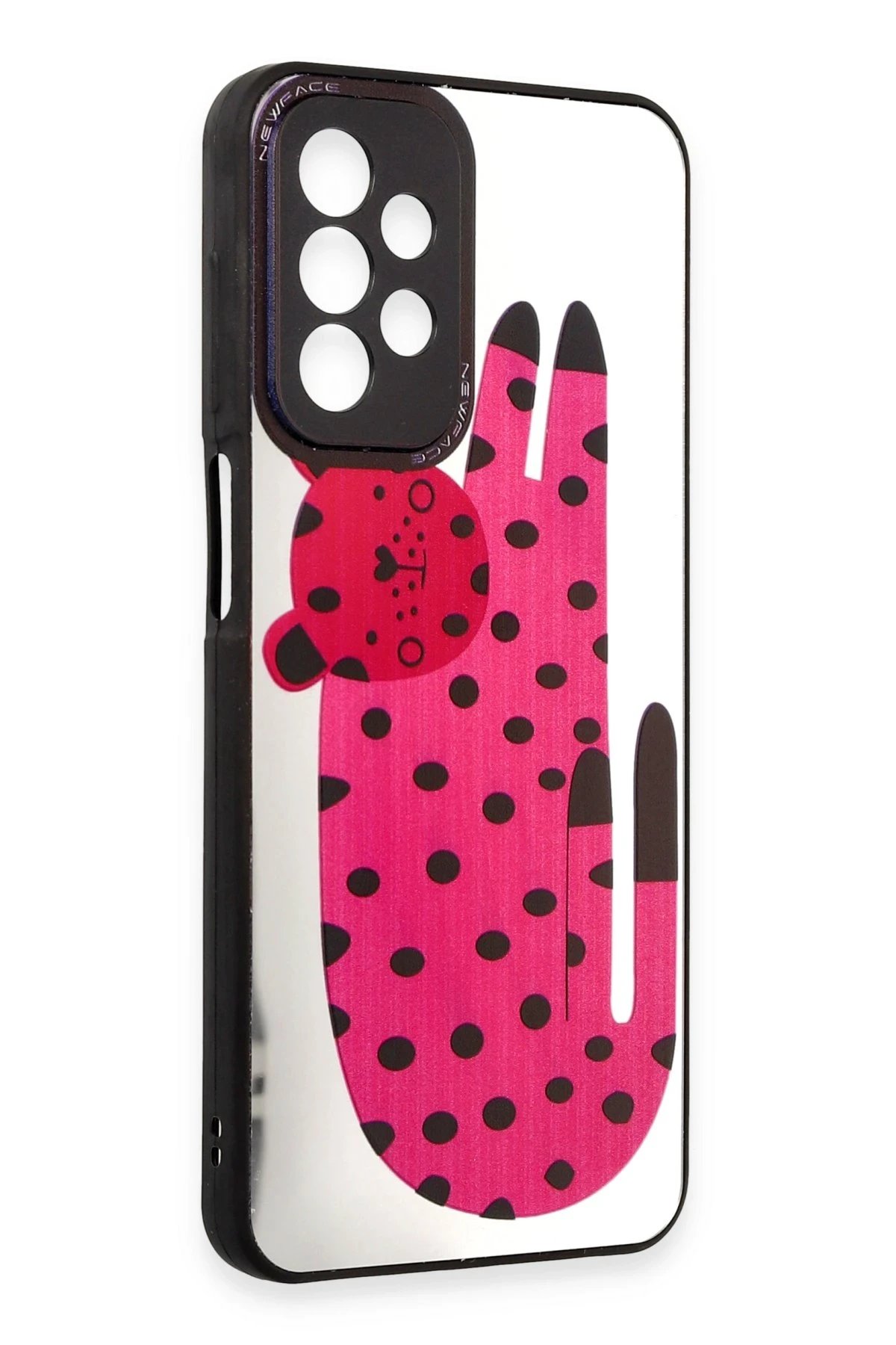 Newface Samsung Galaxy A23 4G Kılıf Mirror Desenli Kapak - Mirror - 12