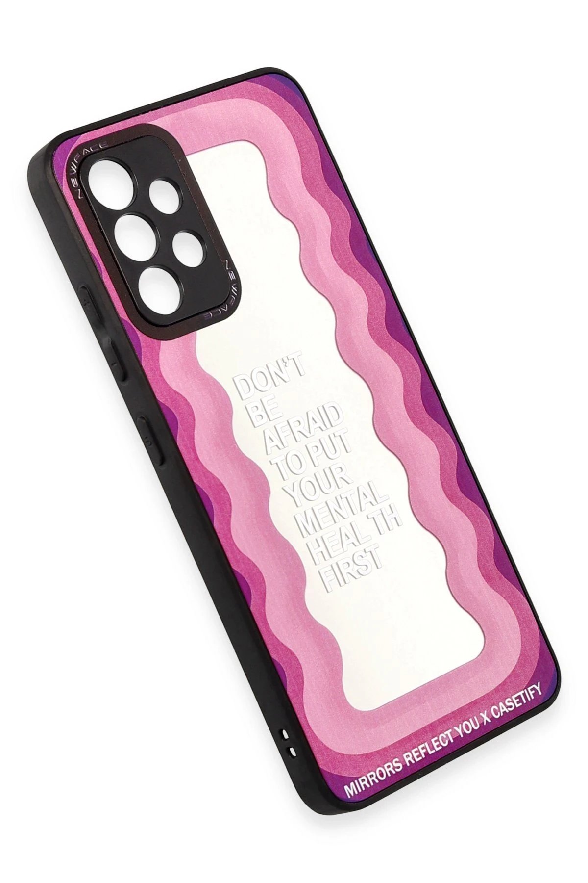 Newface Samsung Galaxy A52 Kılıf Mirror Desenli Kapak - Mirror - 11