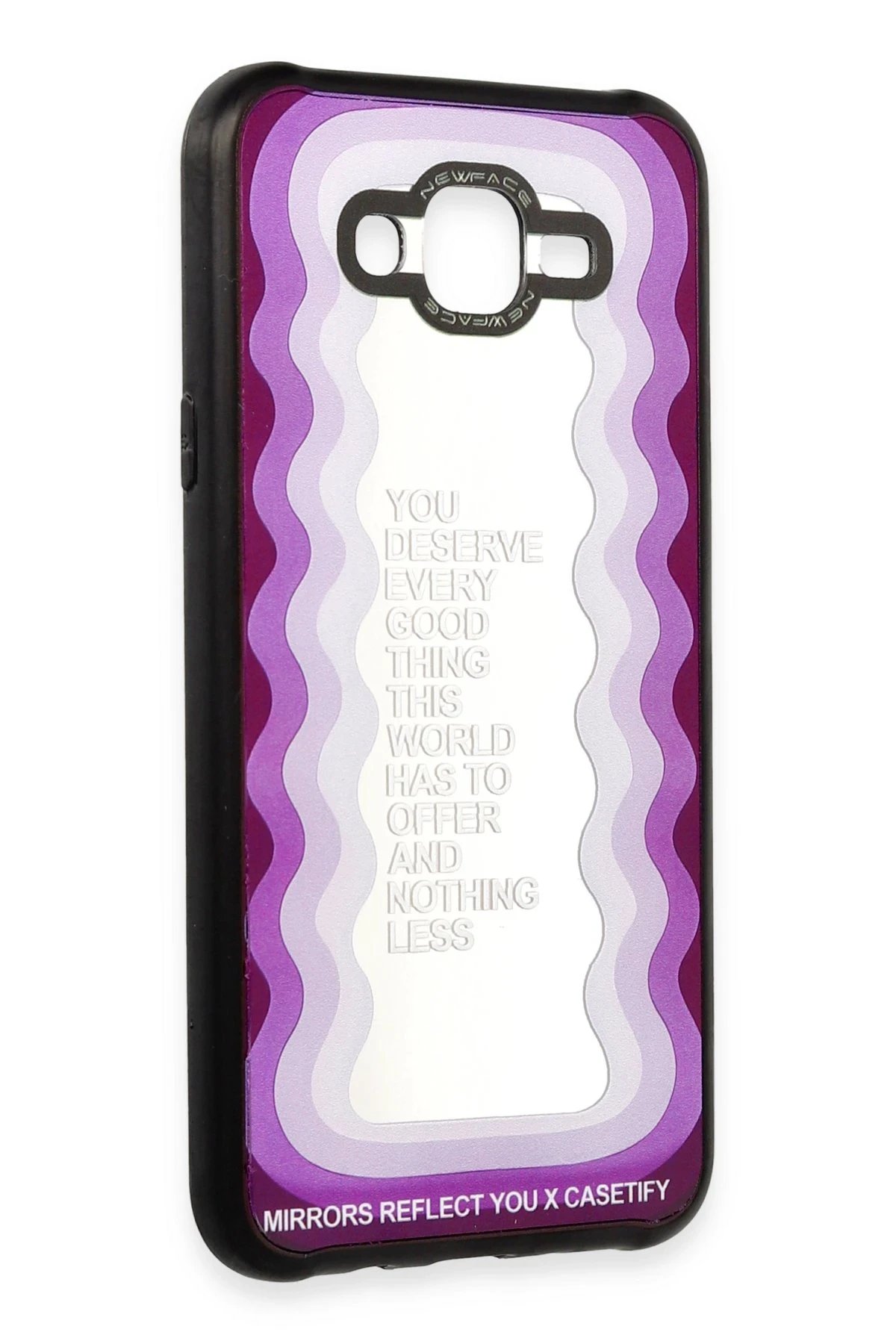 Newface Samsung Galaxy J7 Kılıf Mirror Desenli Kapak - Mirror - 5