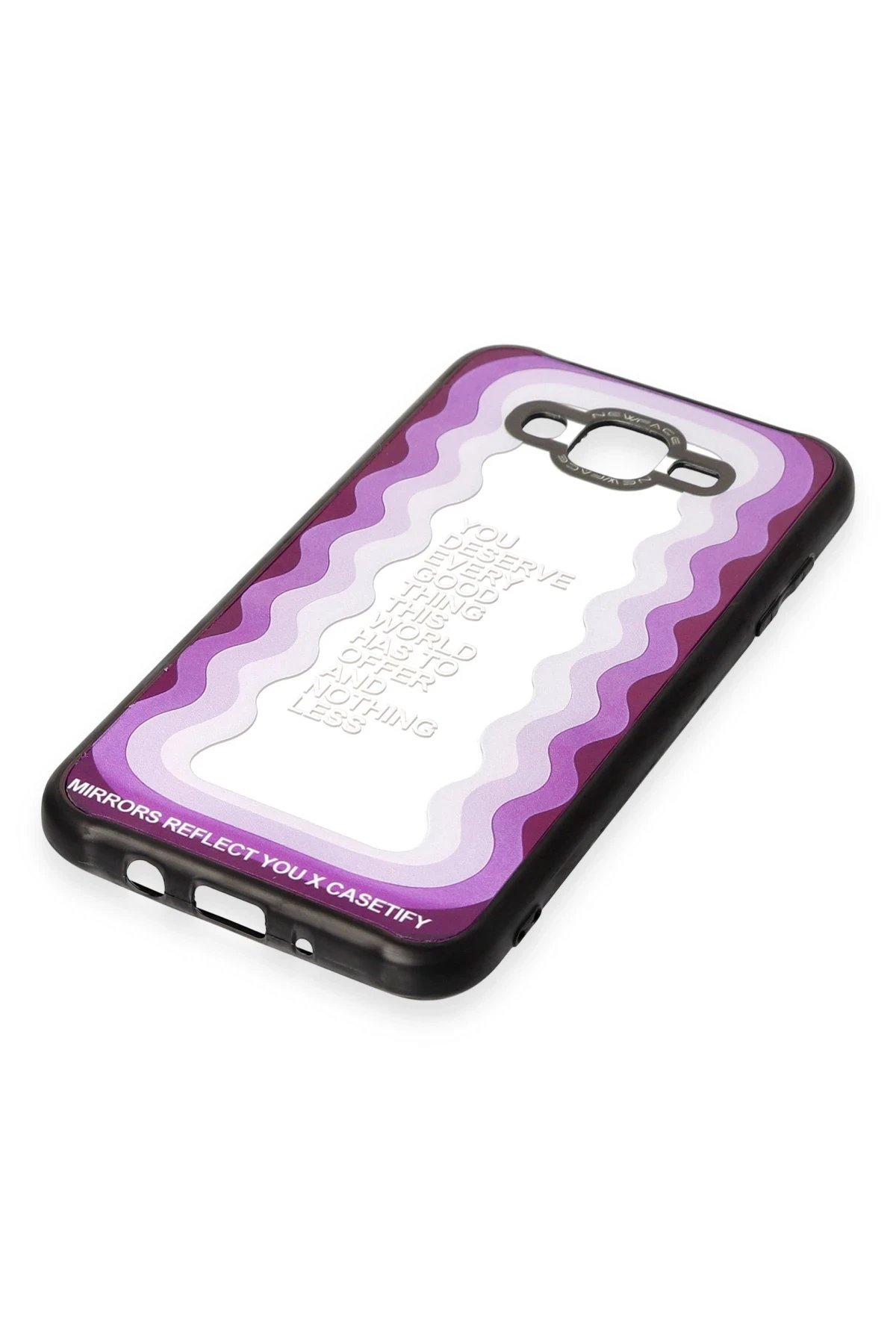 Newface Samsung Galaxy J7 Kılıf Mirror Desenli Kapak - Mirror - 5