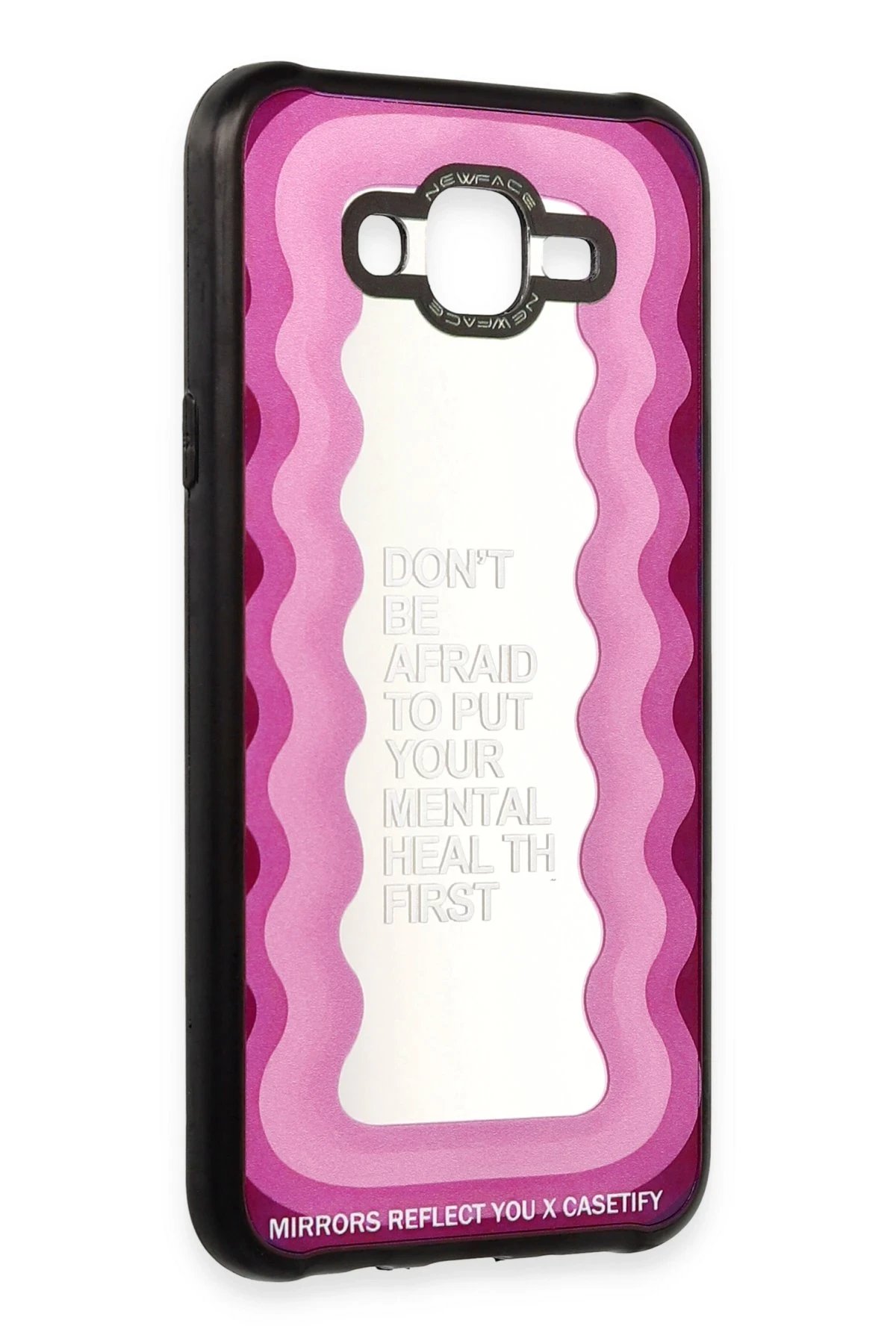 Newface Samsung Galaxy J7 Kılıf Mirror Desenli Kapak - Mirror - 11