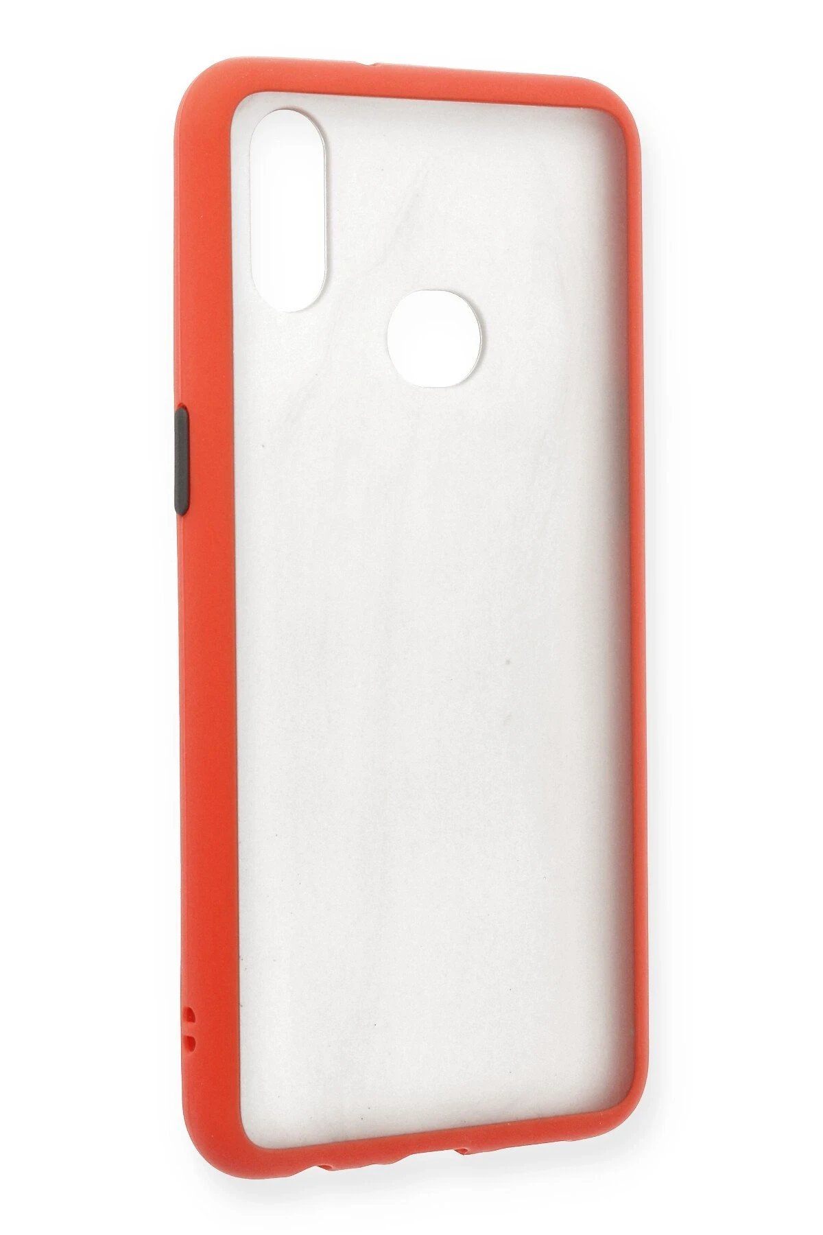 Newface Samsung Galaxy A10S Kılıf Montreal Silikon Kapak - Kırmızı