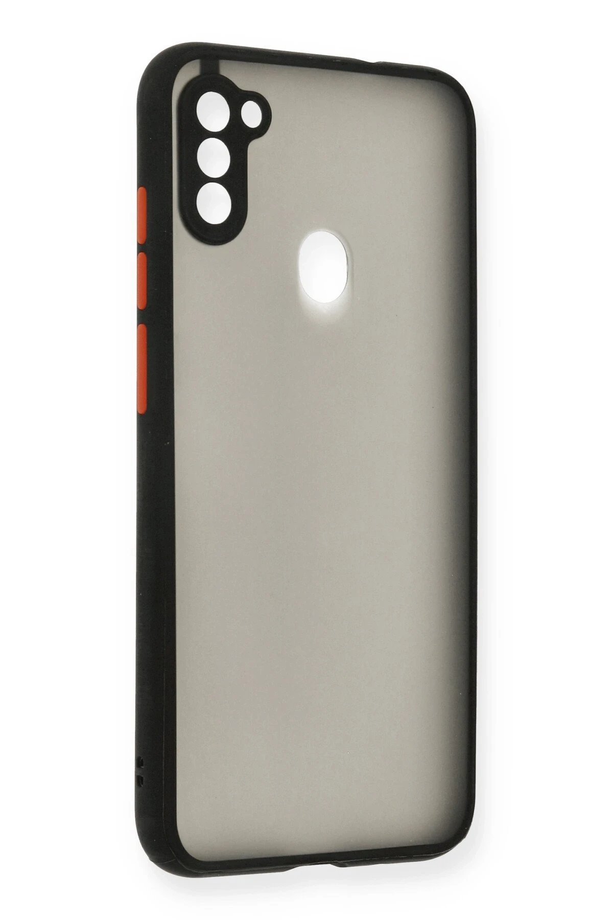 Newface Samsung Galaxy A11 Kılıf Montreal Silikon Kapak - Siyah