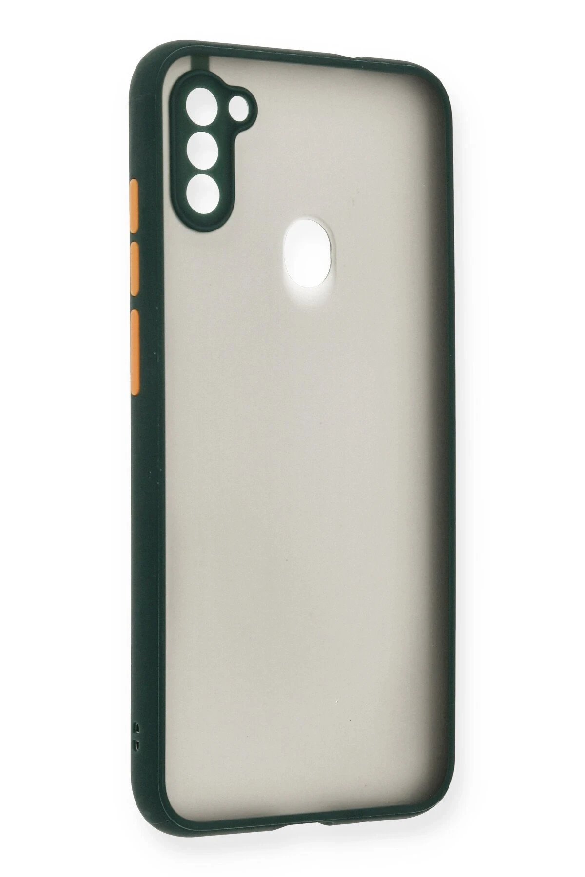 Newface Samsung Galaxy A11 Kılıf Montreal Silikon Kapak - Yeşil