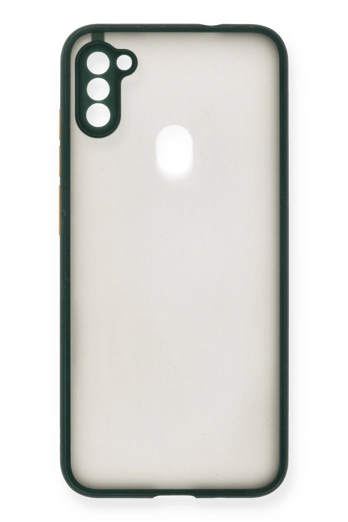 Newface Samsung Galaxy A11 Kılıf Montreal Silikon Kapak - Yeşil