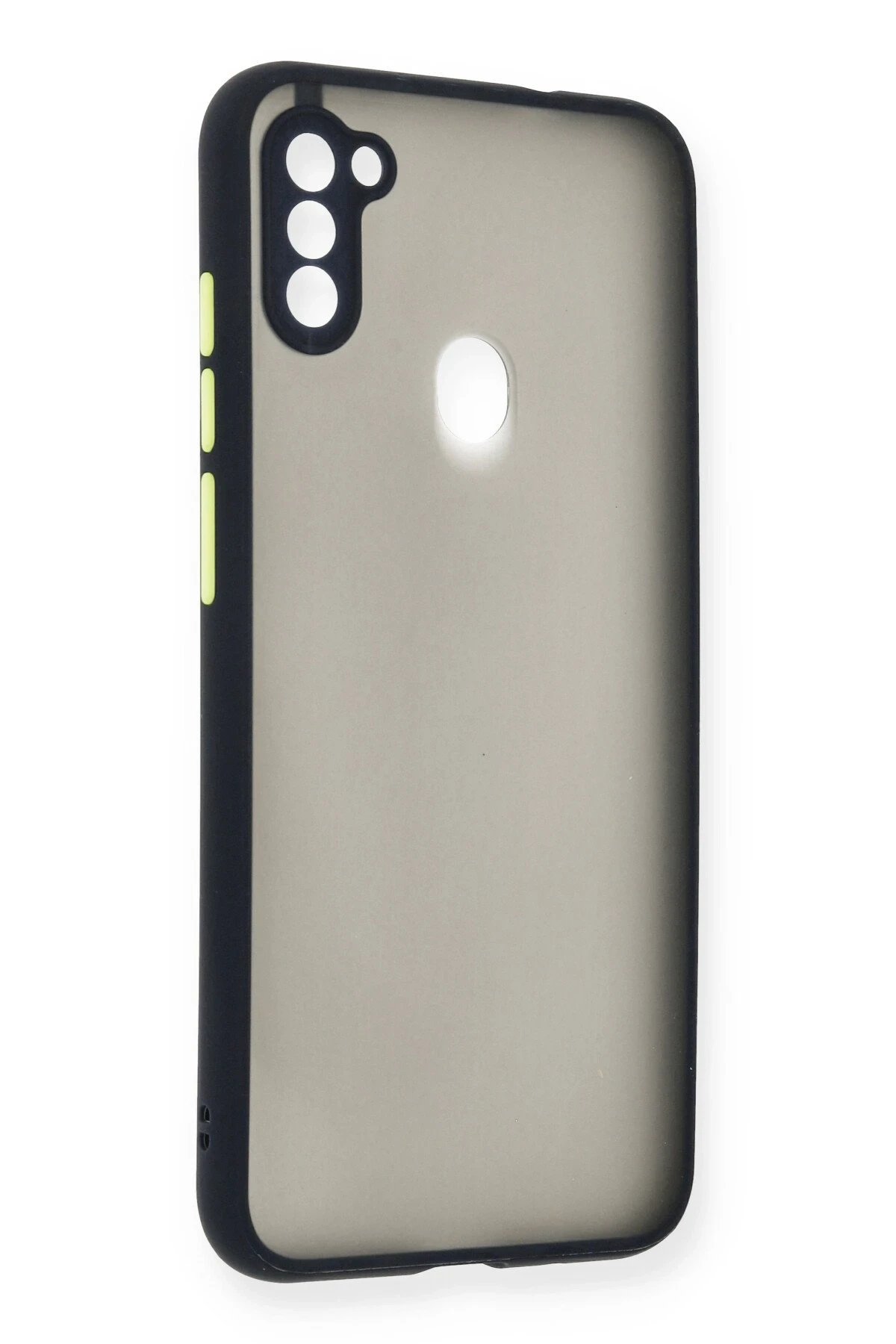 Newface Samsung Galaxy A11 Kılıf Montreal Silikon Kapak - Lacivert