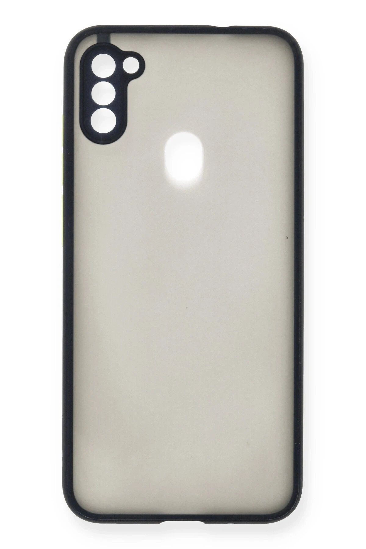 Newface Samsung Galaxy A11 Kılıf Montreal Silikon Kapak - Lacivert