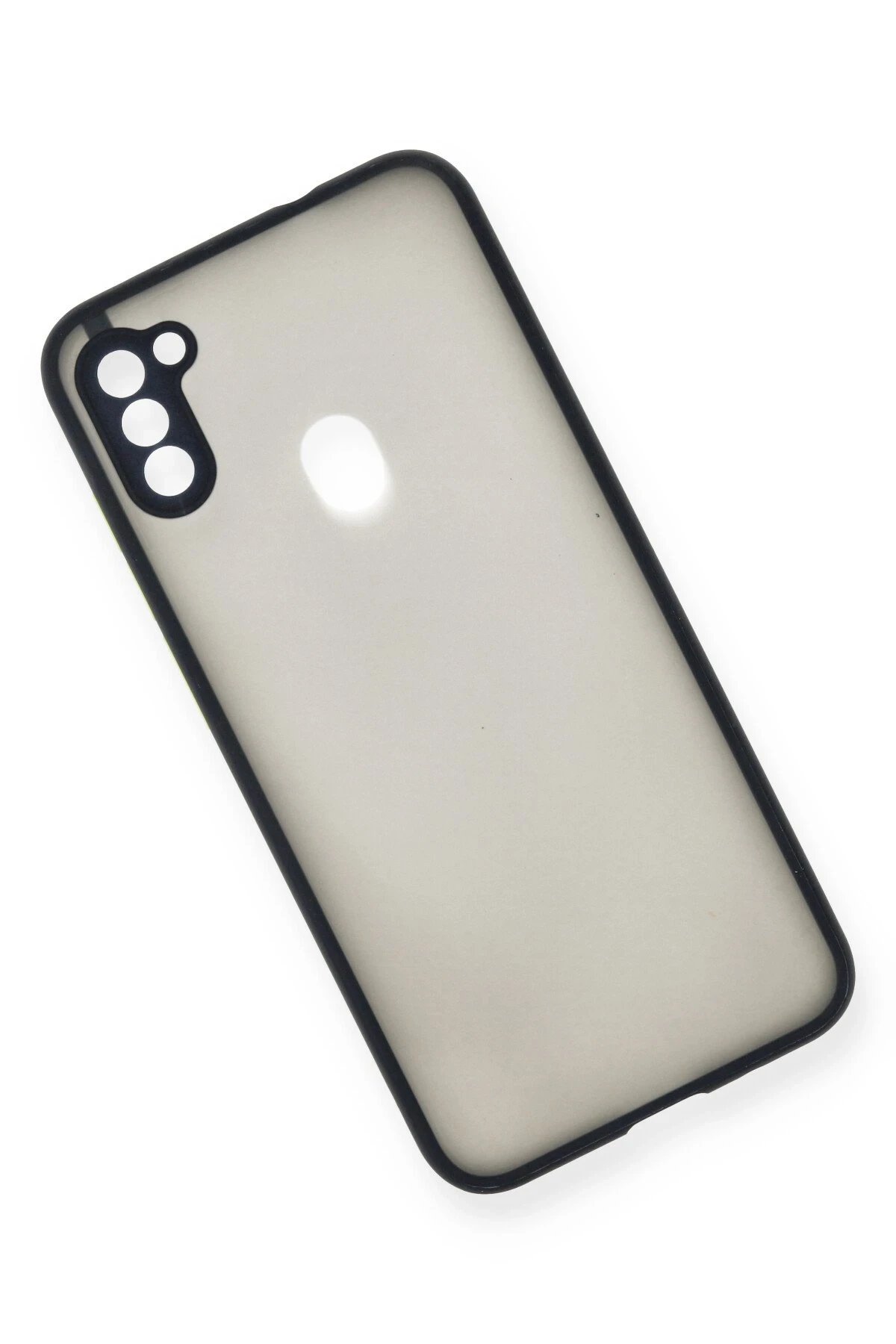 Newface Samsung Galaxy A11 Kılıf Montreal Silikon Kapak - Lacivert