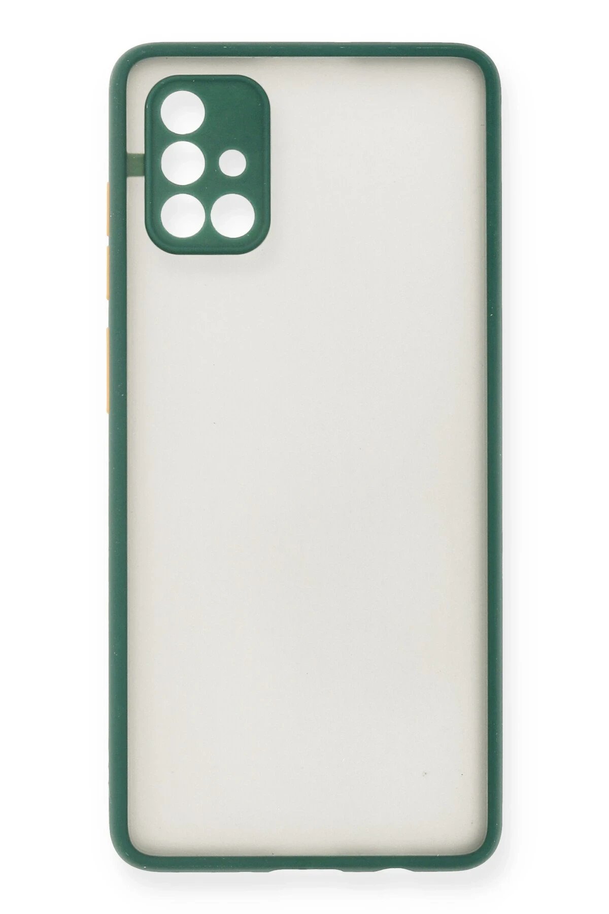 Newface Samsung Galaxy A71 Kılıf Montreal Silikon Kapak - Yeşil