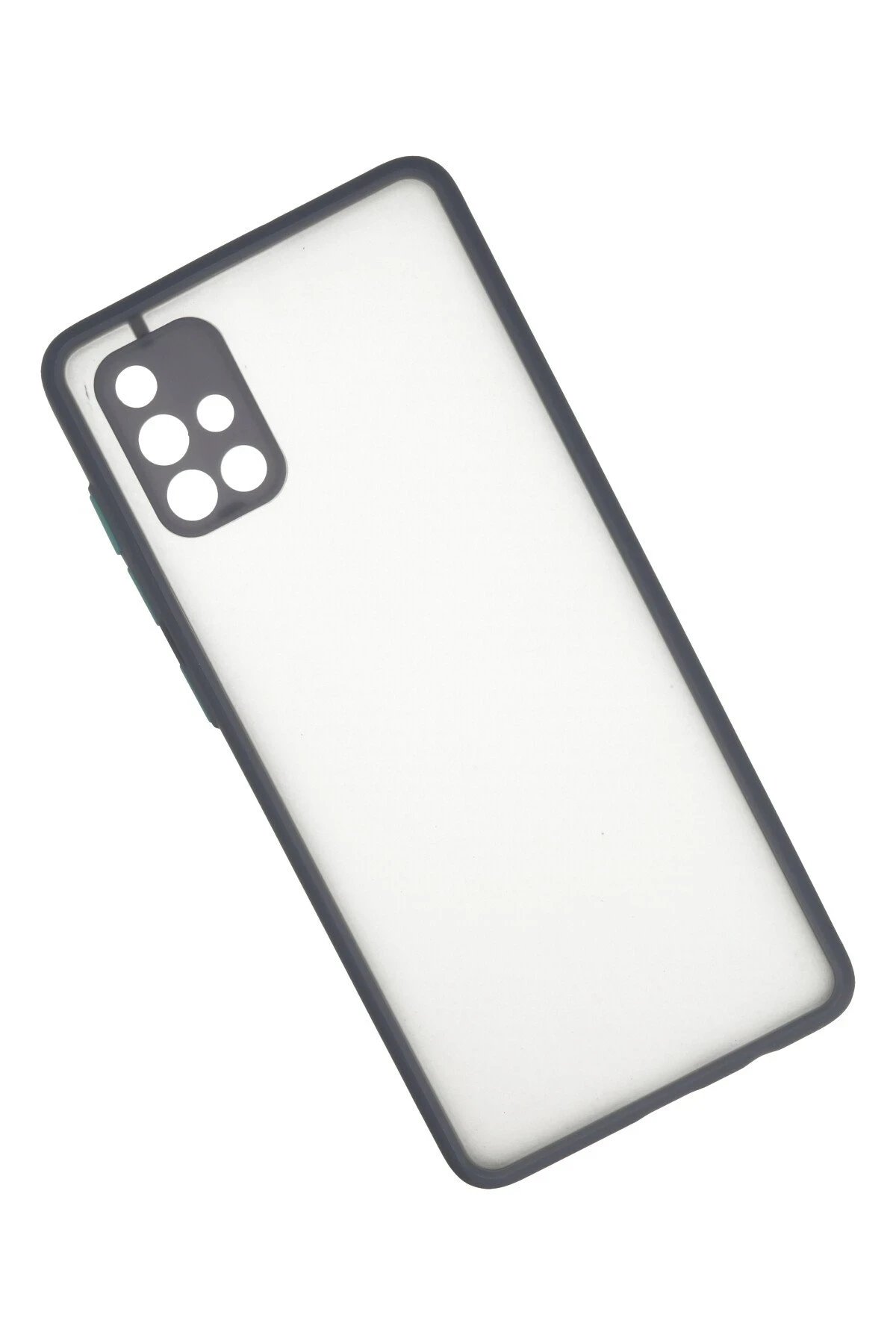 Newface Samsung Galaxy A71 Kılıf Montreal Silikon Kapak - Gri