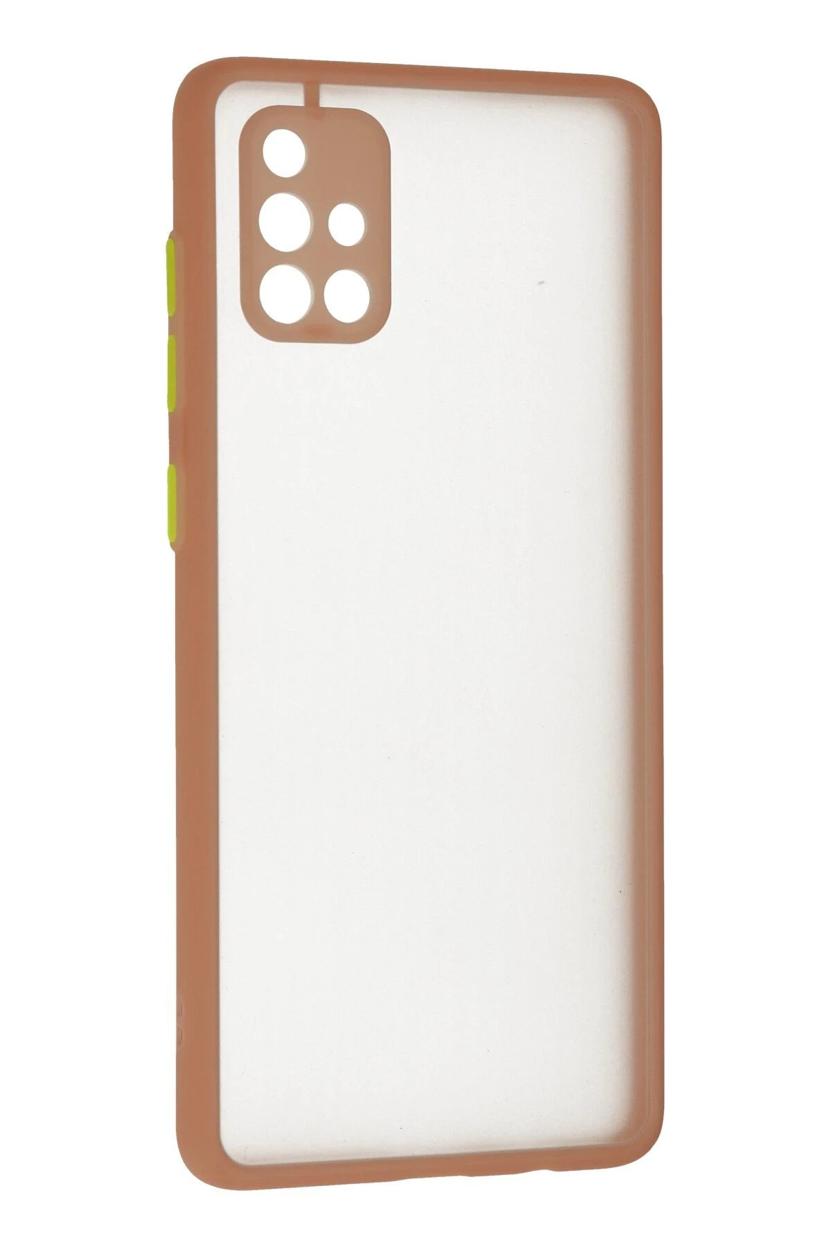 Newface Samsung Galaxy A71 Kılıf Montreal Silikon Kapak - Pembe