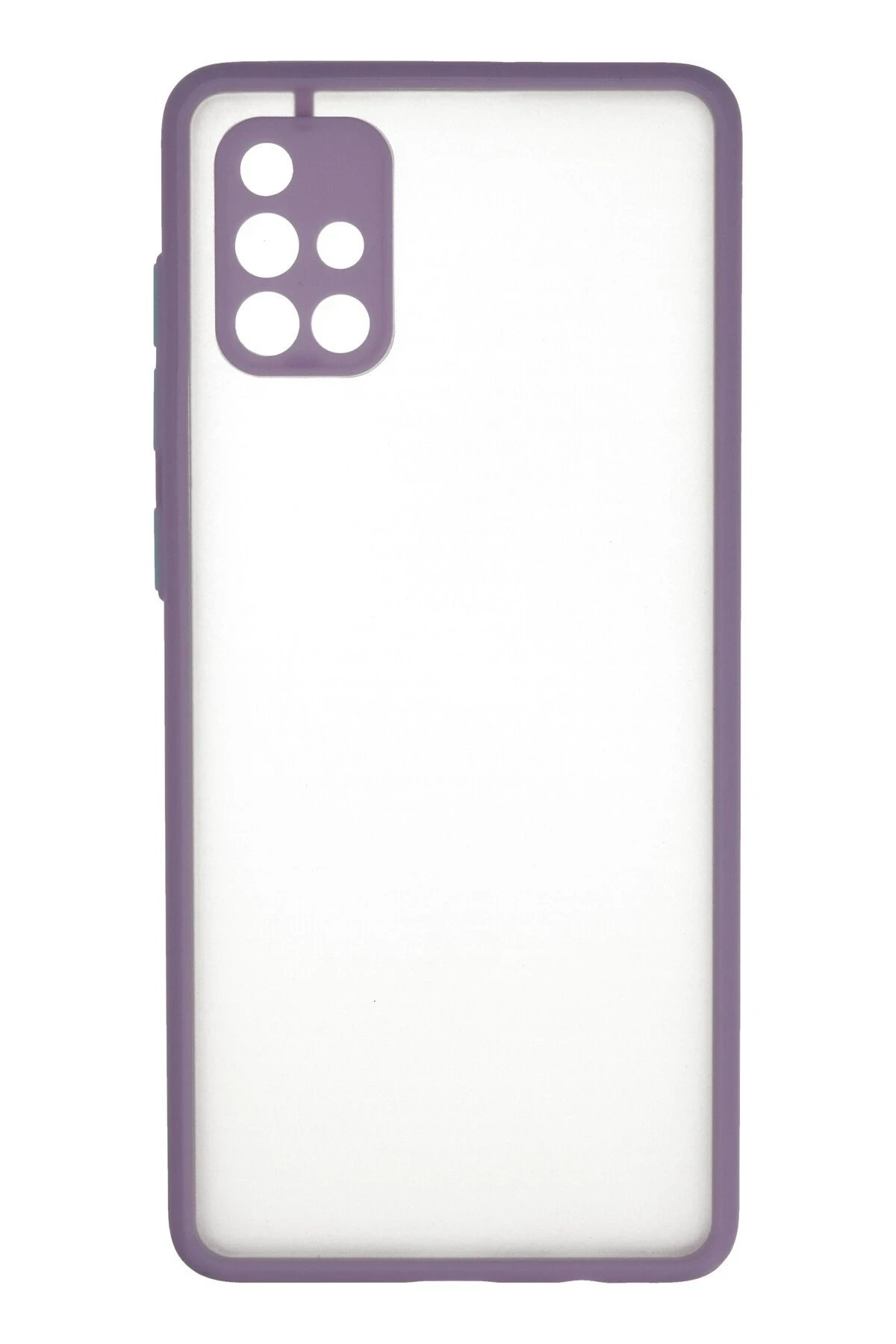 Newface Samsung Galaxy A71 Kılıf Montreal Silikon Kapak - Mor