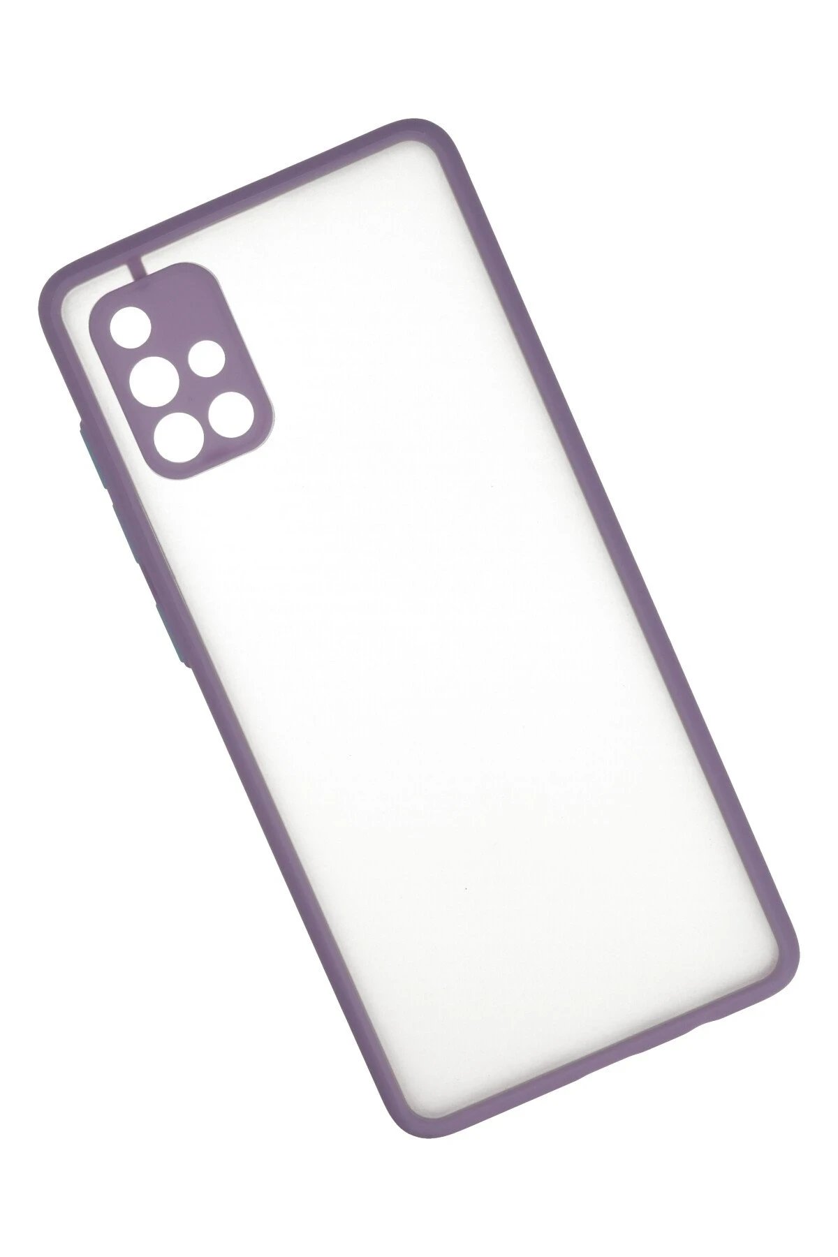 Newface Samsung Galaxy A71 Kılıf Montreal Silikon Kapak - Mor