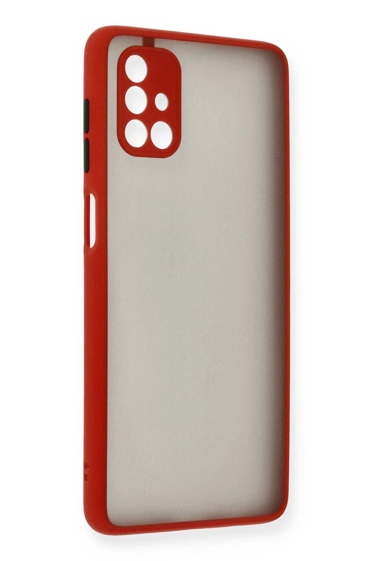 Newface Samsung Galaxy M51 Kılıf Montreal Silikon Kapak - Kırmızı