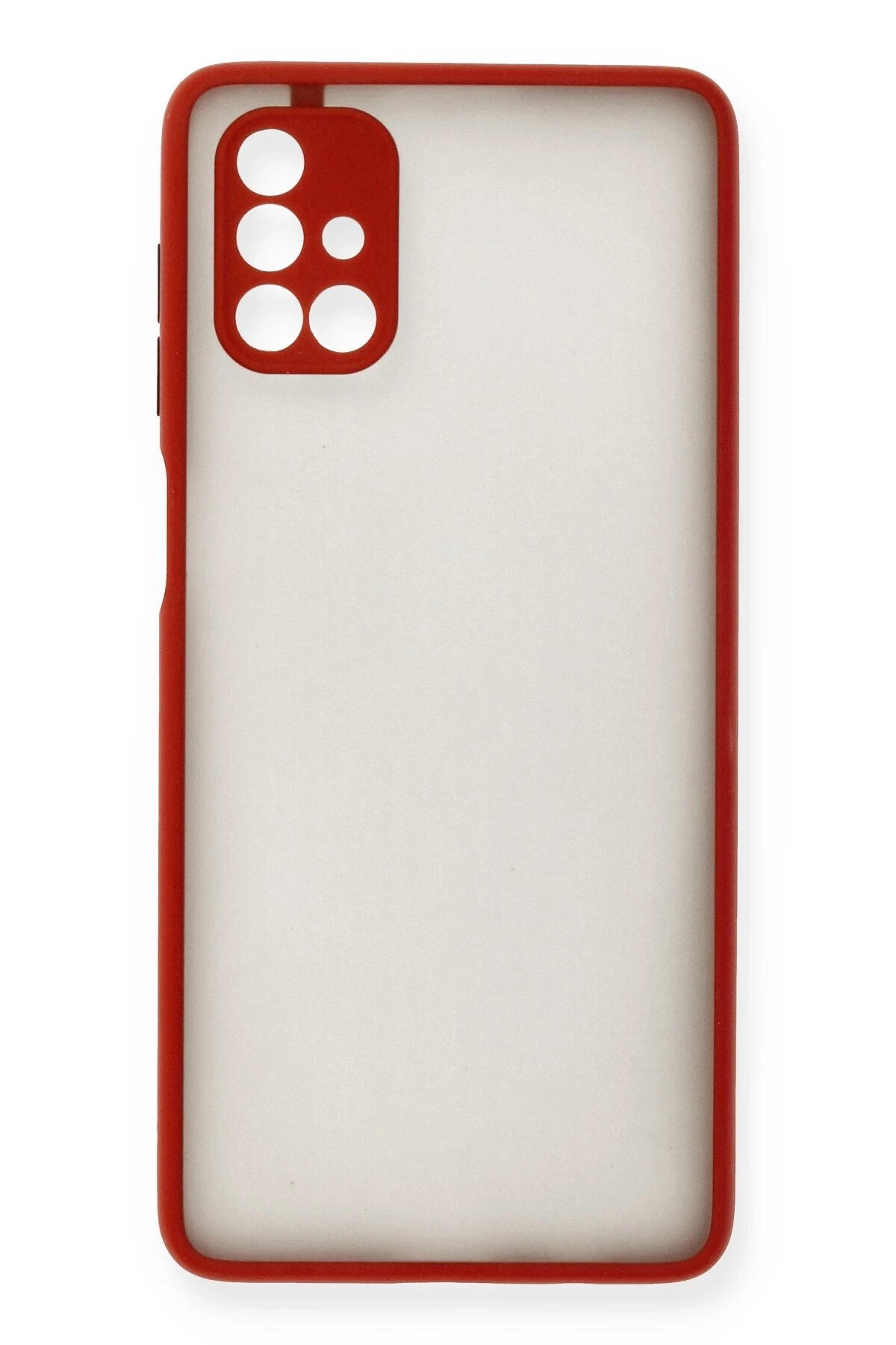 Newface Samsung Galaxy M51 Kılıf Montreal Silikon Kapak - Kırmızı