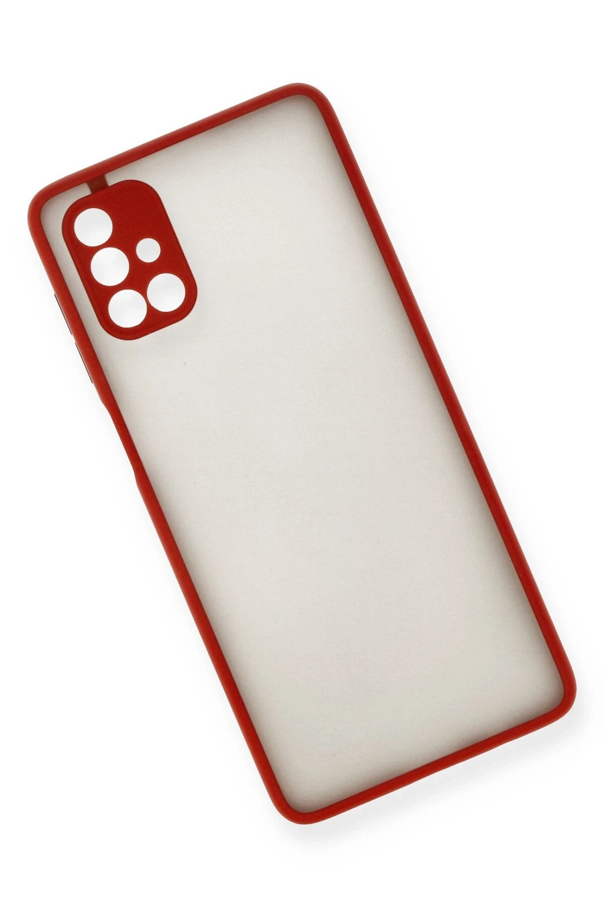 Newface Samsung Galaxy M51 Kılıf Montreal Silikon Kapak - Kırmızı