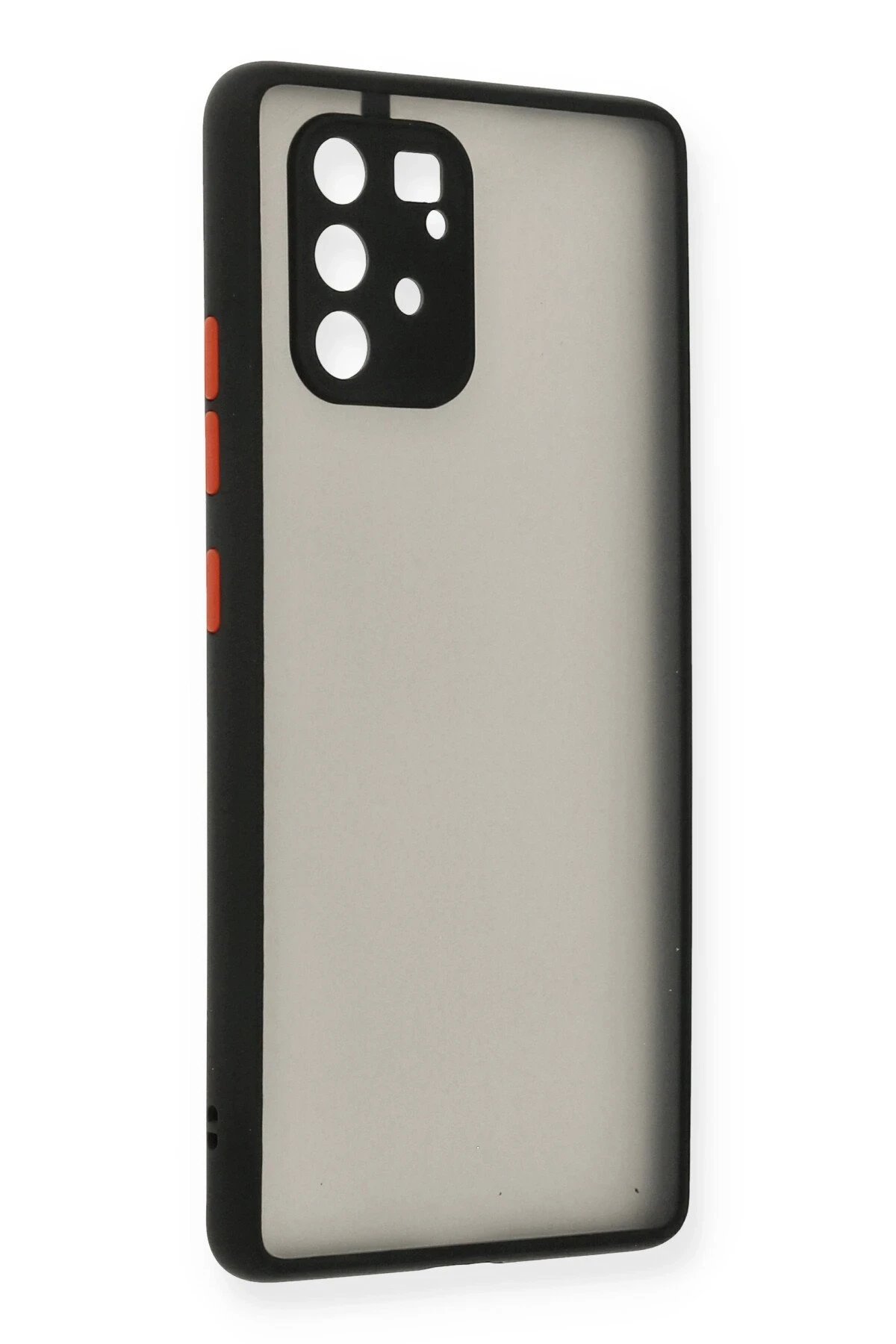 Newface Samsung Galaxy A91 / S10 Lite Kılıf Montreal Silikon Kapak - Siyah