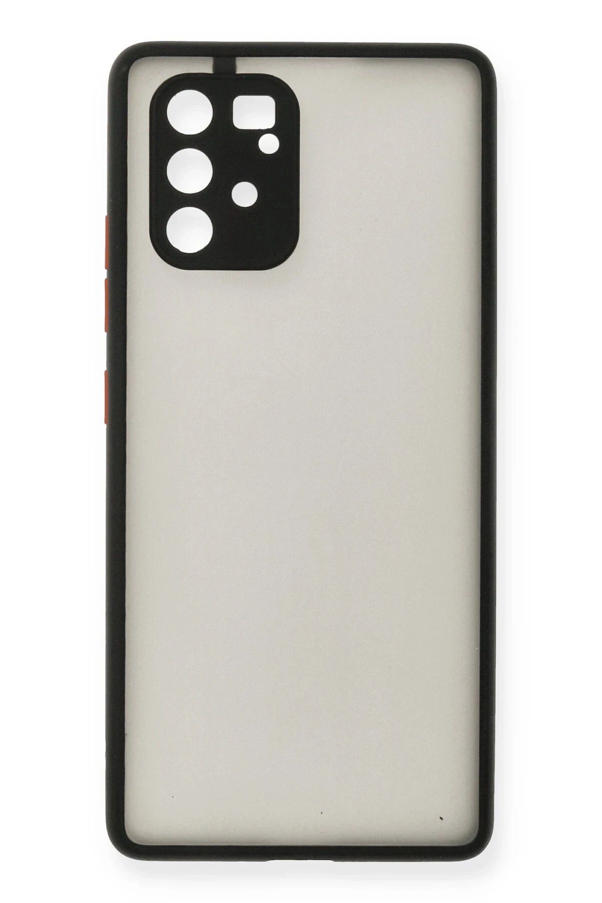 Newface Samsung Galaxy A91 / S10 Lite Kılıf Montreal Silikon Kapak - Siyah