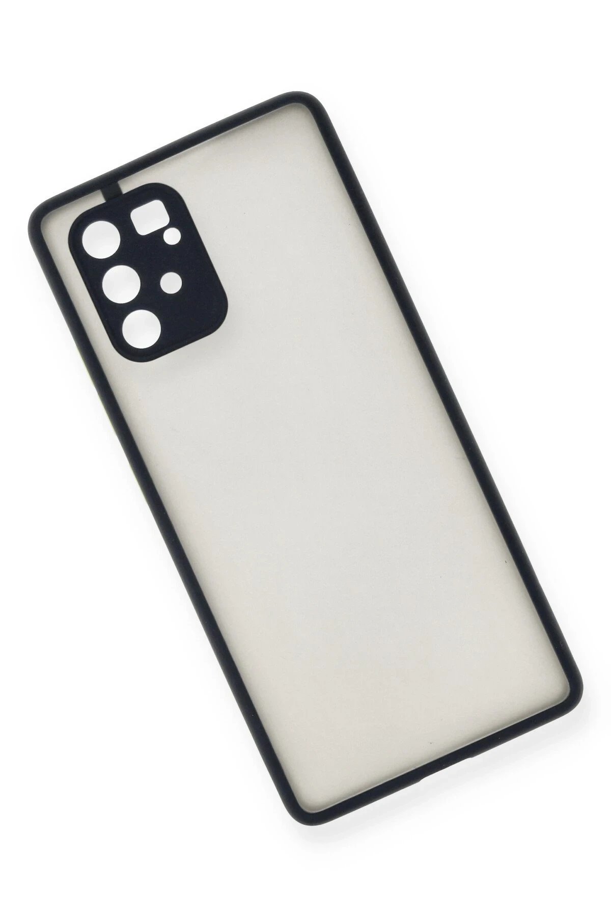 Newface Samsung Galaxy A91 / S10 Lite Kılıf Montreal Silikon Kapak - Lacivert