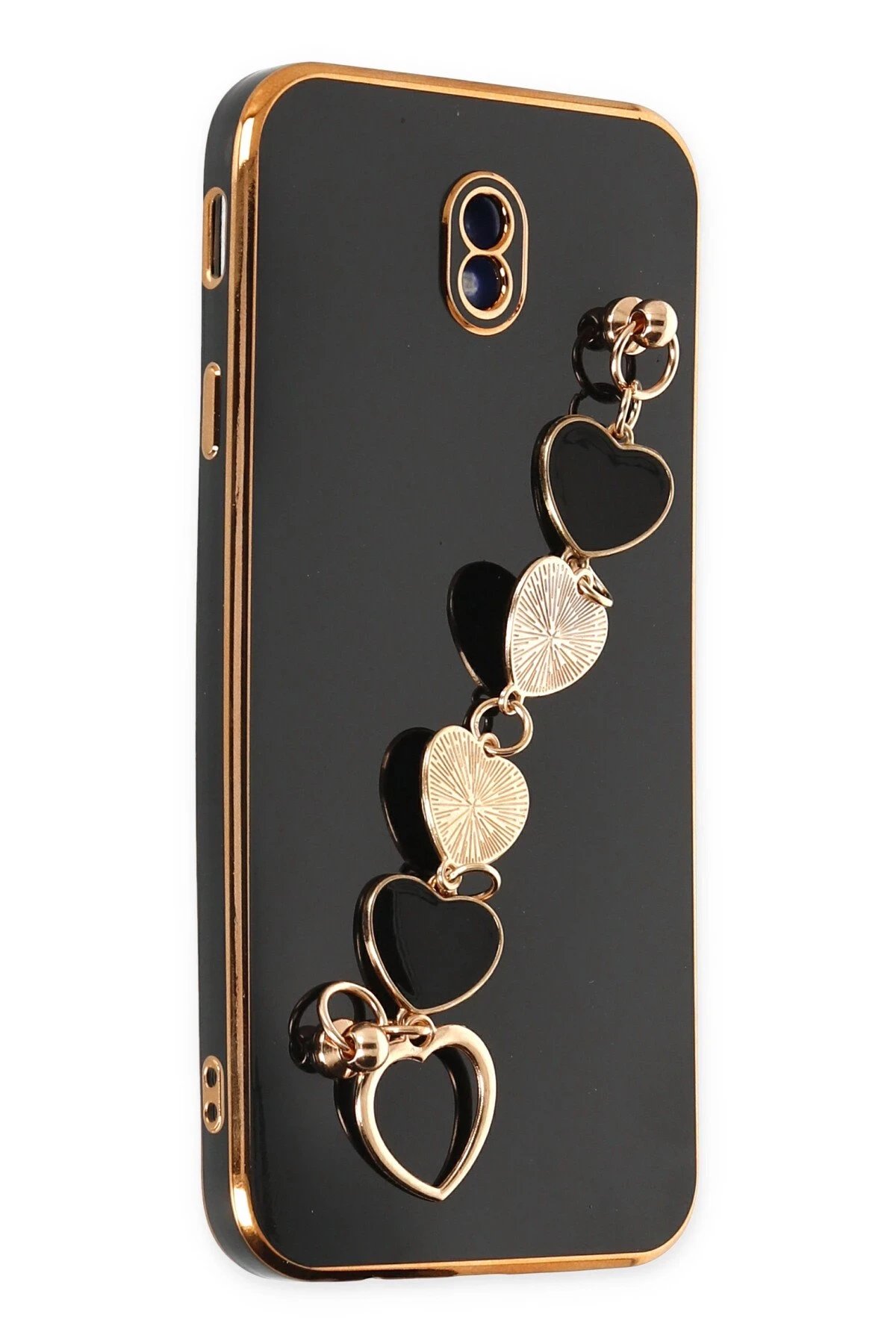 Newface Samsung Galaxy J7 Pro / J730 Kılıf Esila Silikon - Siyah