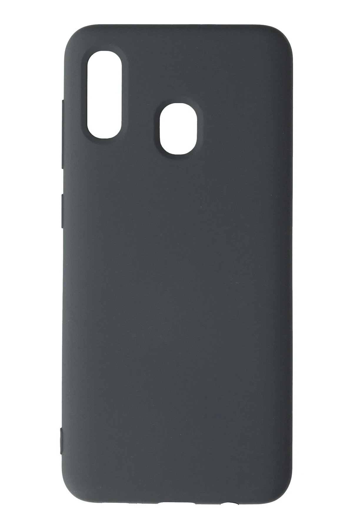 Newface Samsung Galaxy A20 Kılıf Nano içi Kadife Silikon - Gri