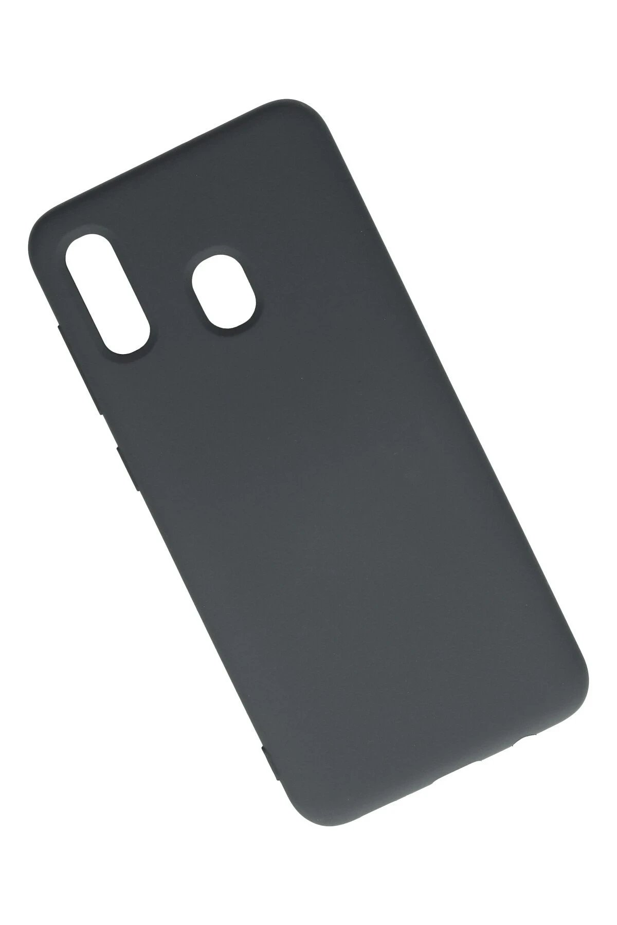 Newface Samsung Galaxy A20 Kılıf Nano içi Kadife Silikon - Gri