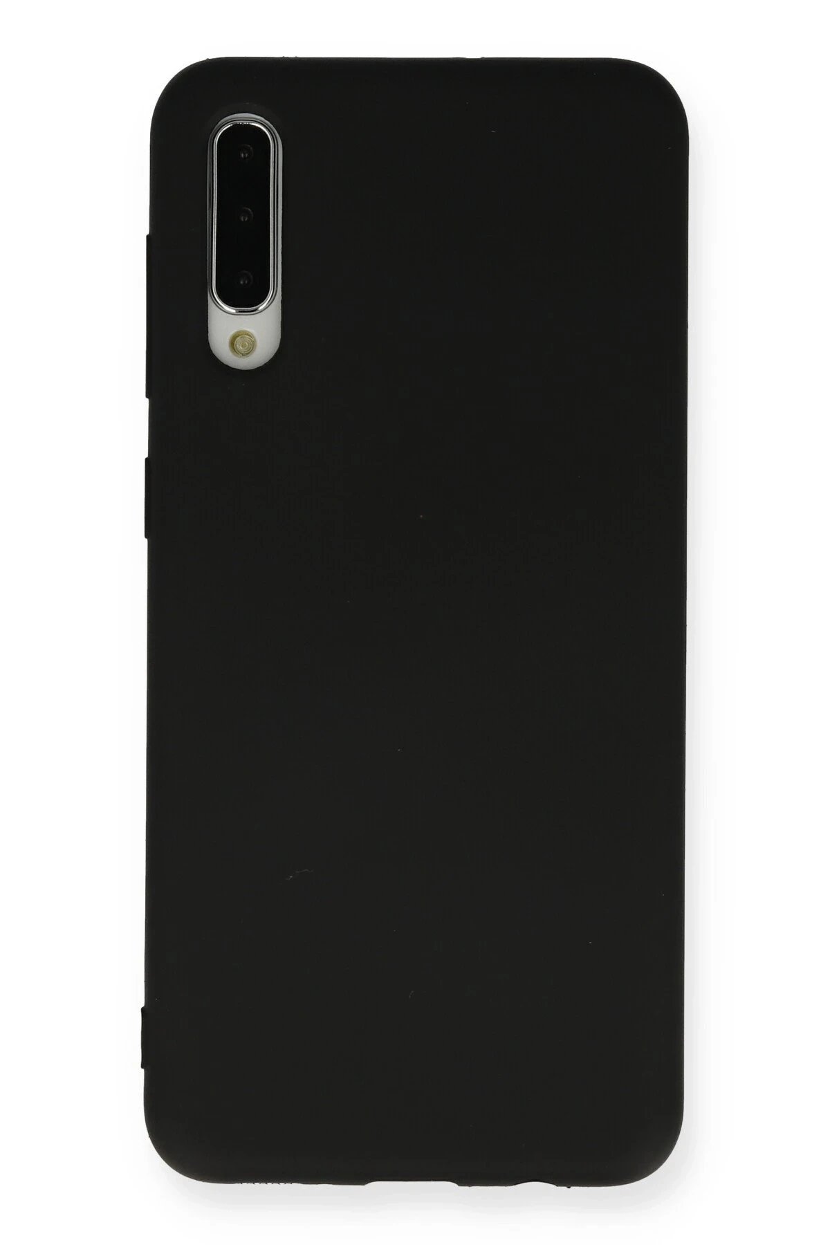 Newface Samsung Galaxy A30S Kılıf Nano içi Kadife Silikon - Siyah