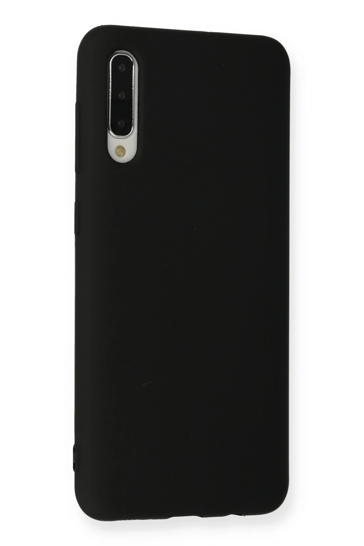 Newface Samsung Galaxy A30S Kılıf Nano içi Kadife Silikon - Siyah