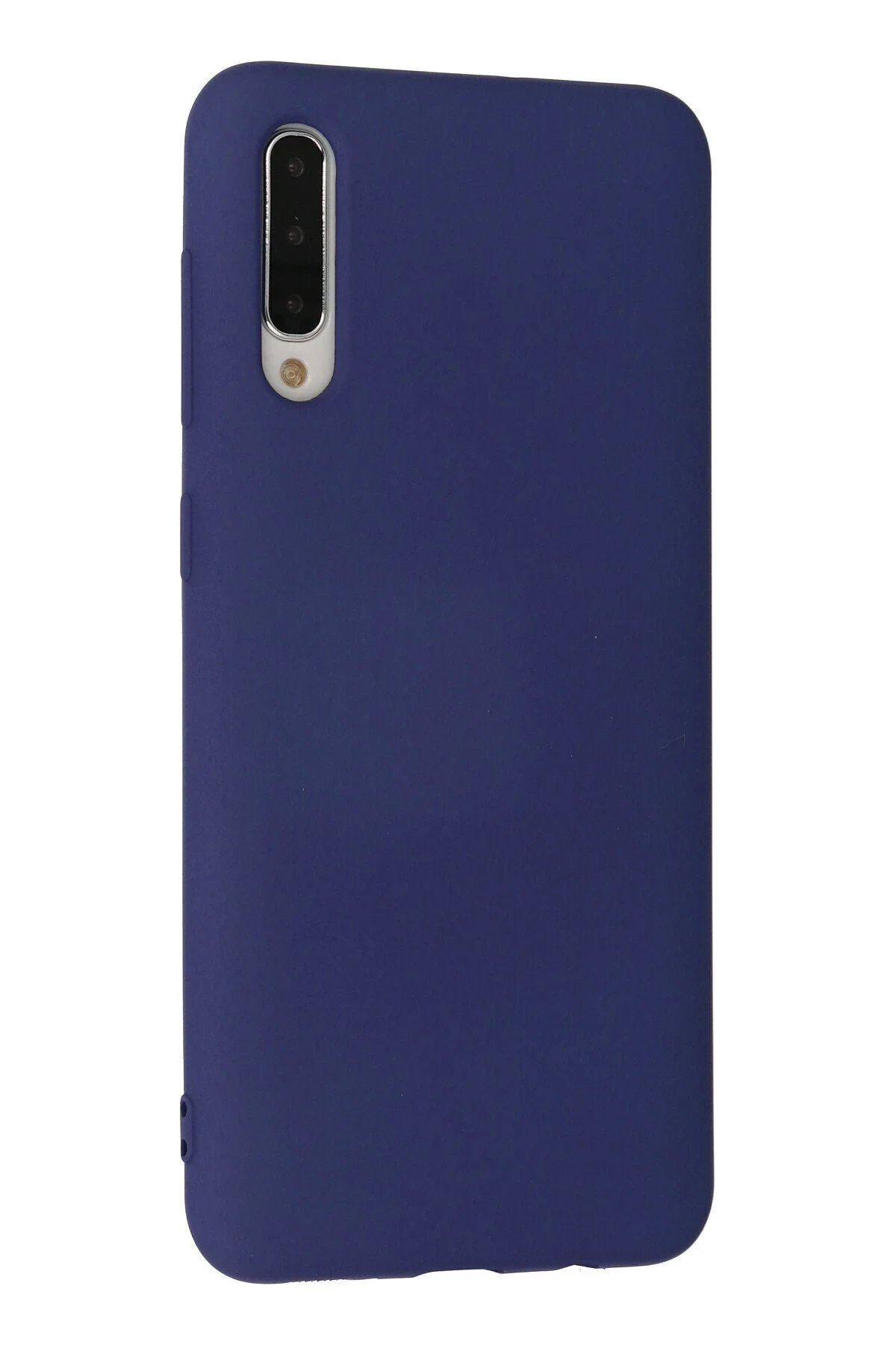 Newface Samsung Galaxy A30S Kılıf Nano içi Kadife Silikon - Lacivert