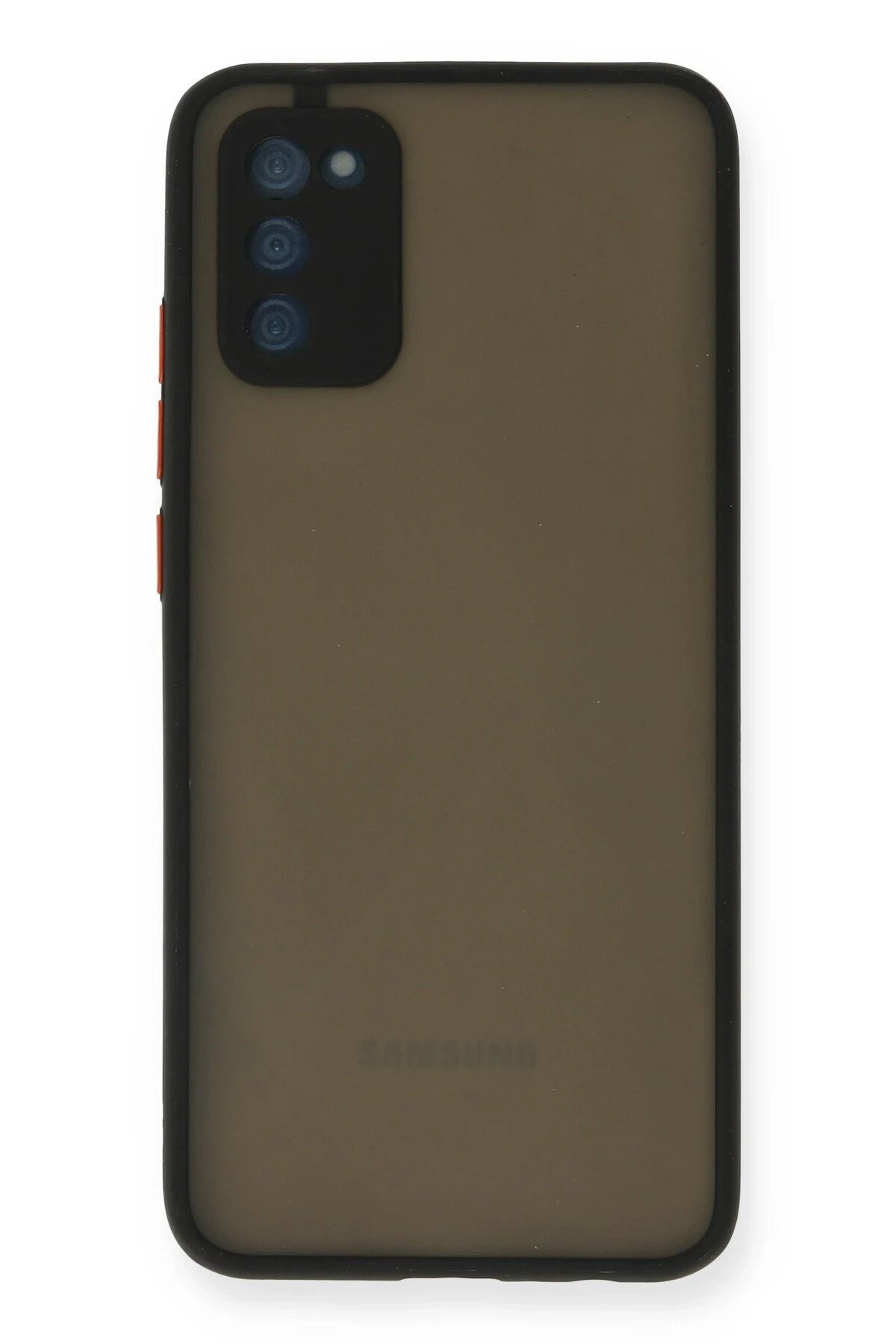 Newface Samsung Galaxy A02S Kılıf Montreal Silikon Kapak - Siyah